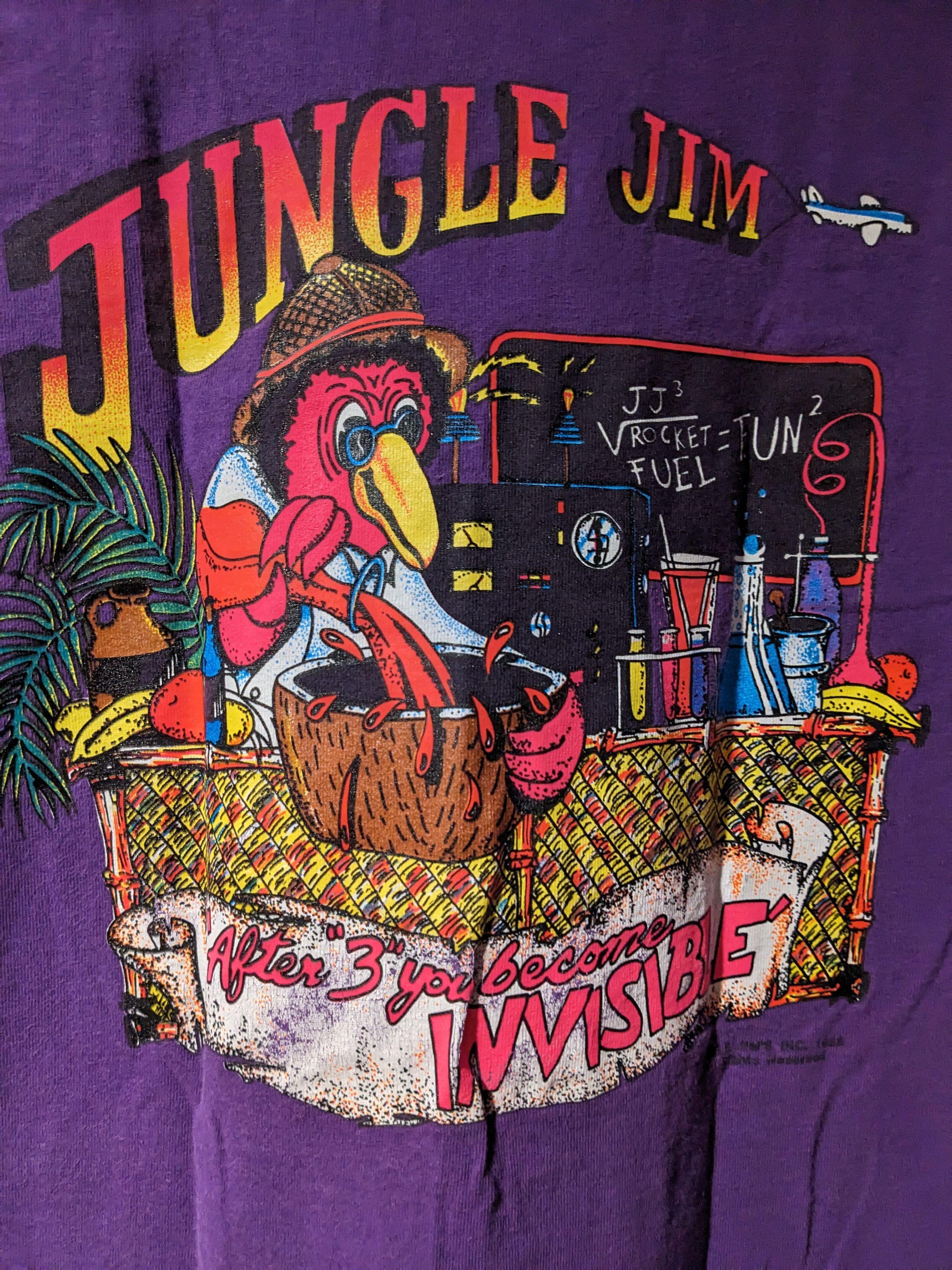 NASCAR × Vintage Vintage 1988 Jungle Jim Nascar Racing Speedway T-Shirt Size US L / EU 52-54 / 3 - 2 Thumbnail