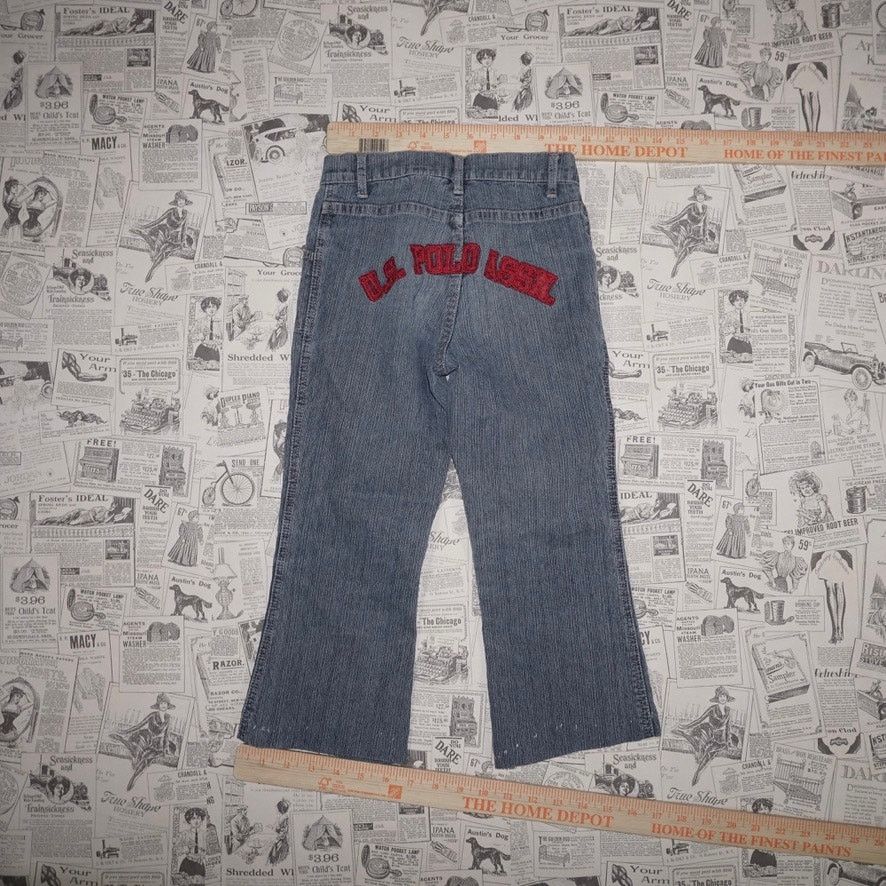 U.S. Polo Assn. 6 - Vintage Y2K US Polo assn denim femme 00s embroider pants Size 28" / US 6 / IT 42 - 3 Thumbnail