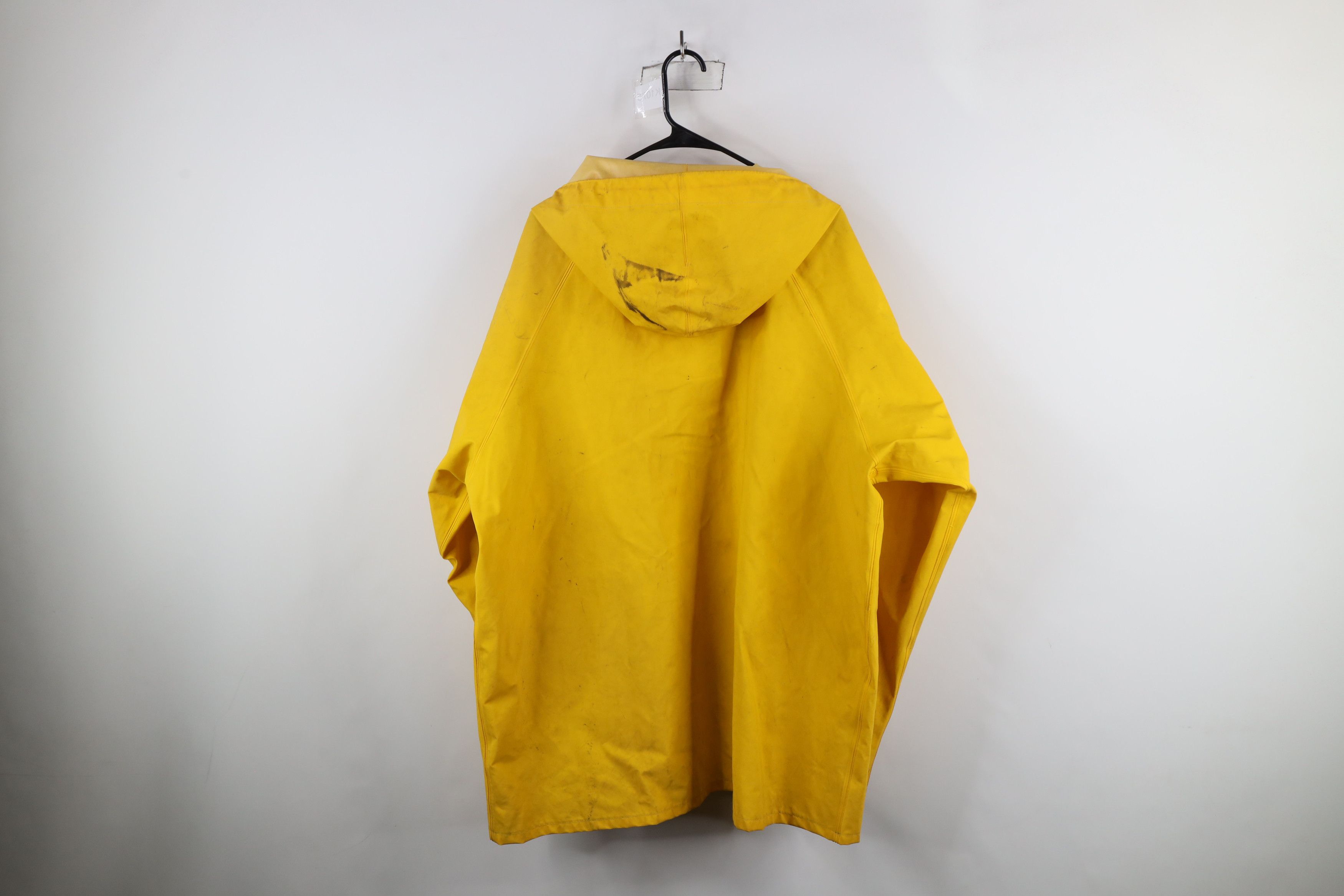 Helly Hansen × Vintage Vintage 90s Helly Hansen Out Waterproof Hooded Rain Jacket Size US XL / EU 56 / 4 - 14 Thumbnail