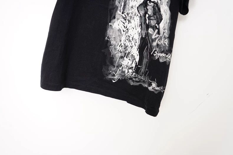 Yohji Yamamoto Yohji Yamamoto Yohji Yamamoto Printed Short Sleeve T-Shirt Size US L / EU 52-54 / 3 - 4 Thumbnail
