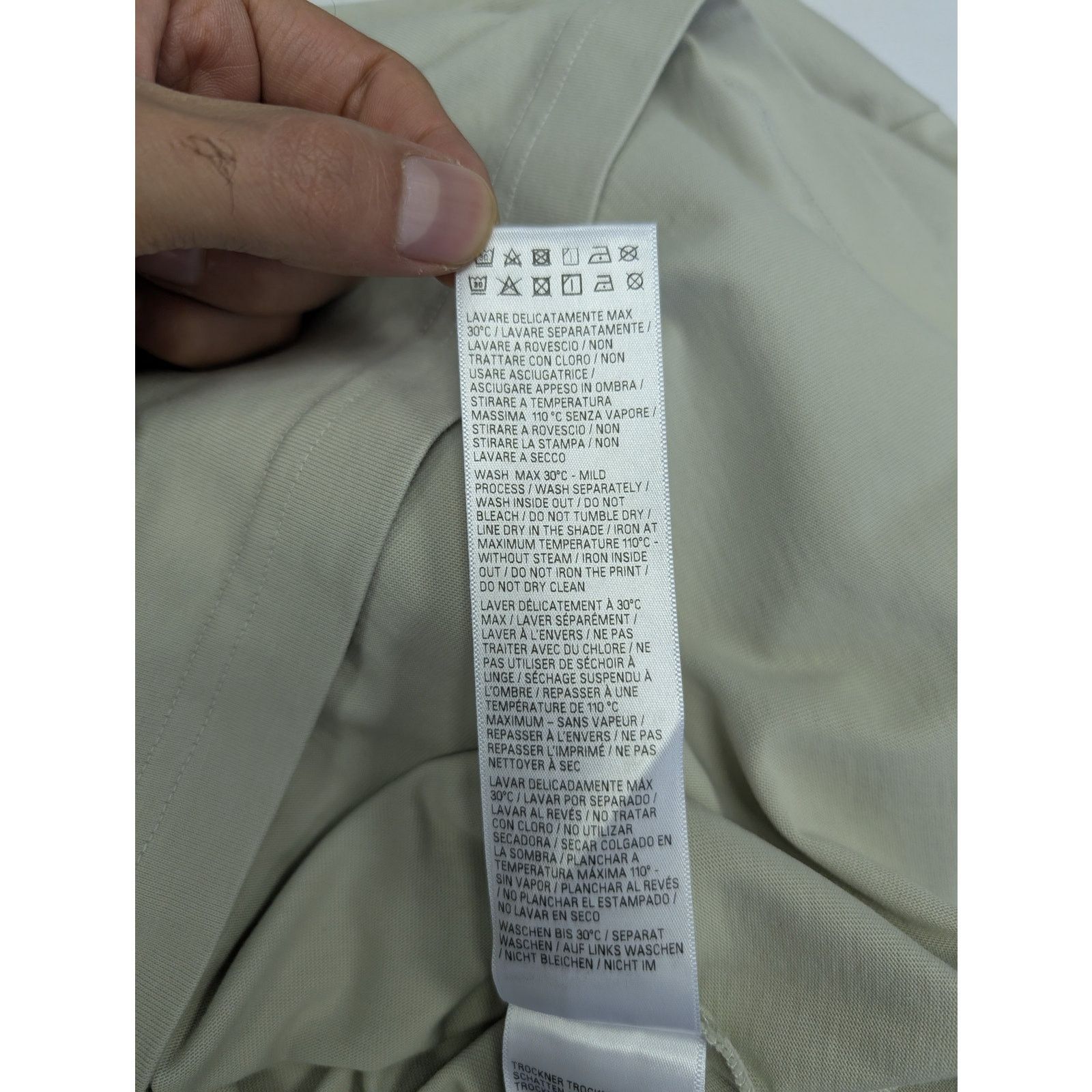 Balenciaga o1rshd1 Cities - Cannes Vint Jersey T-Shirt in Shell/White Size US L / EU 52-54 / 3 - 16 Thumbnail