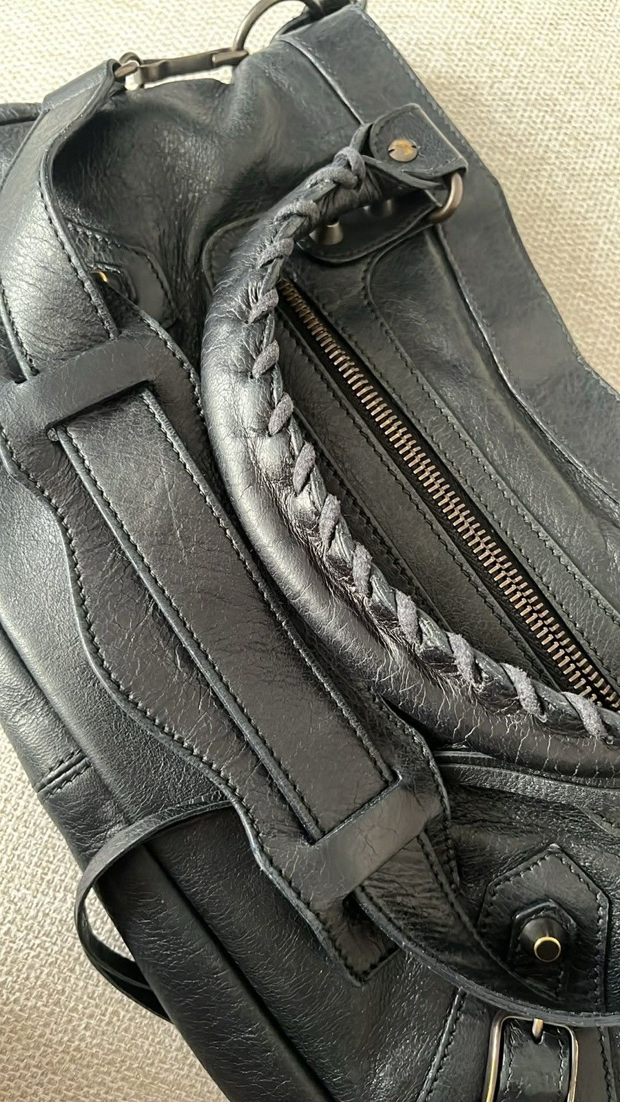 Balenciaga Balenciaga "The First" 2005 Black Chevre Leather Size ONE SIZE - 16 Thumbnail