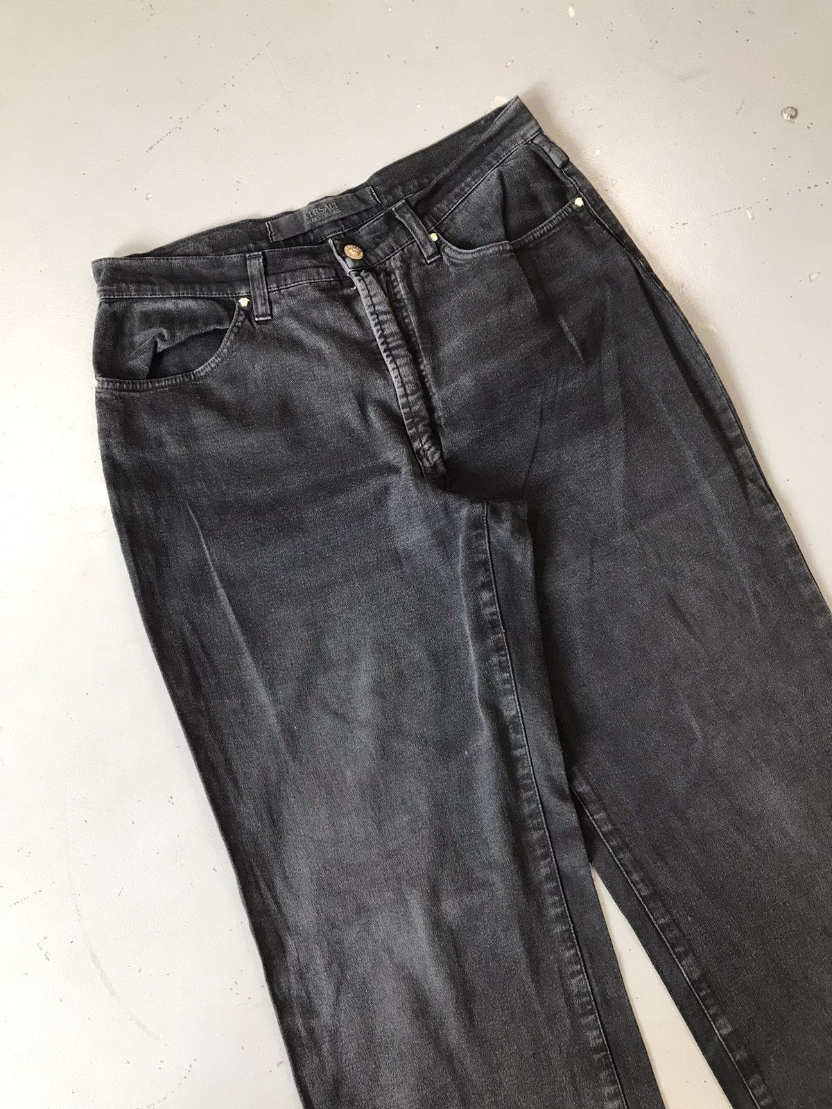 Vintage Vintage Versace inspired straight fit denim Size US 30 / EU 46 - 5 Thumbnail