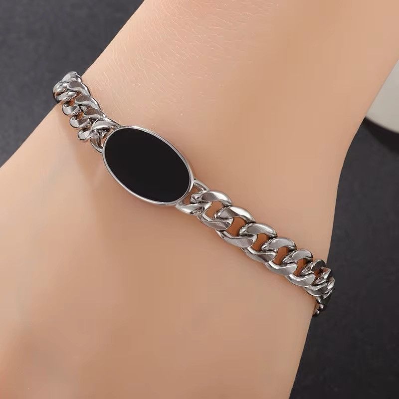 Jewelry × Vintage Vintage Black Oval Bracelet Size ONE SIZE - 3 Thumbnail