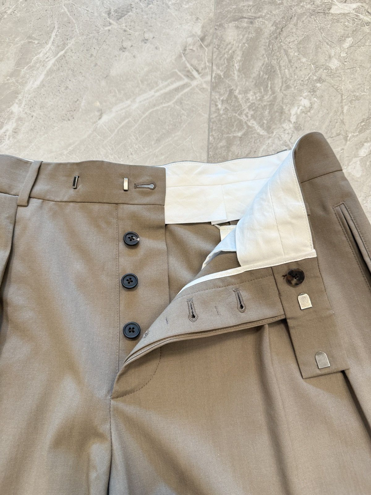 The Row The Row Mikeno Pleated Wool Pants Size US 32 / EU 48 - 8 Thumbnail