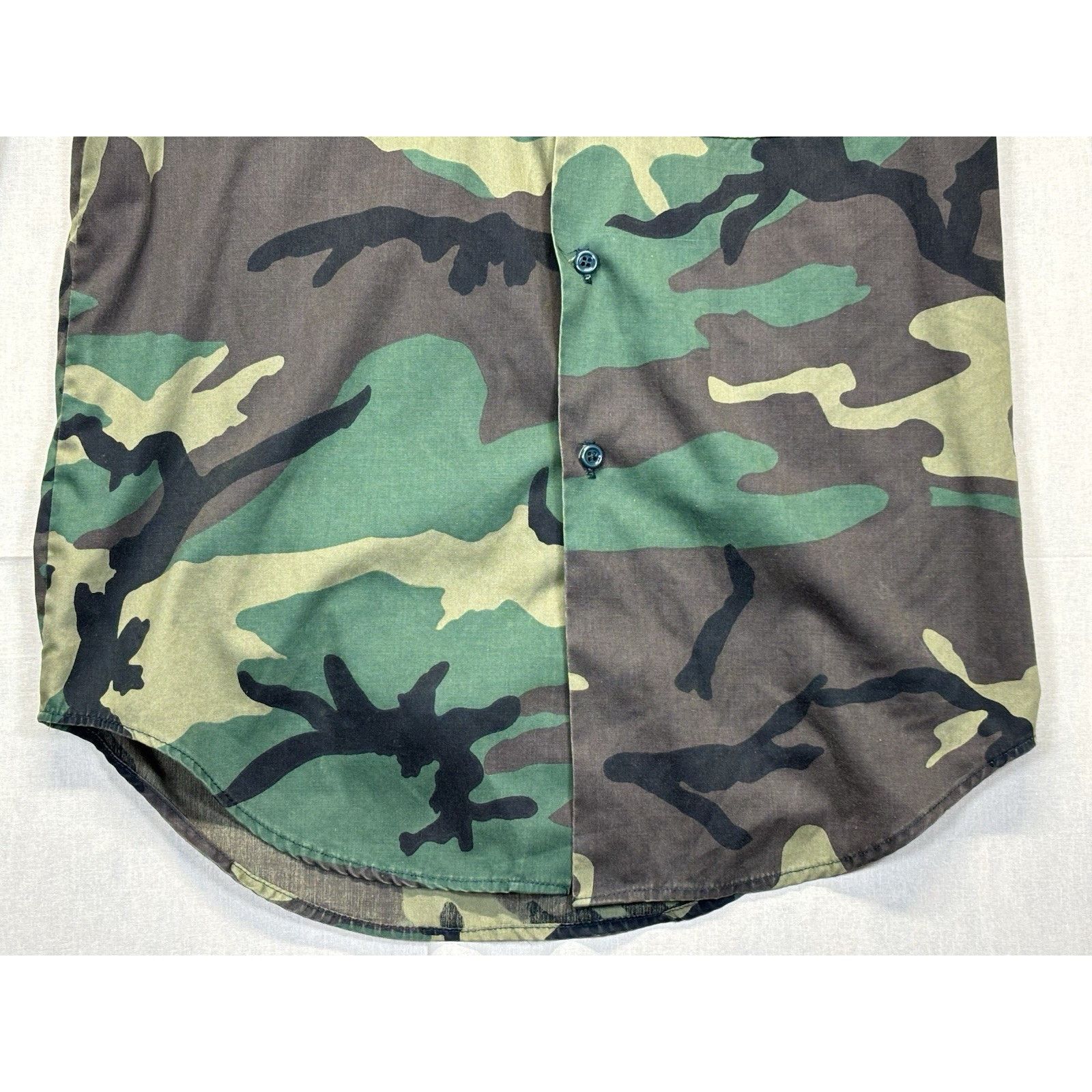 The Unbranded Brand Vintage Gung Ho Sz L Green Camo Military Button Shirt Size US M / EU 48-50 / 2 - 11 Thumbnail