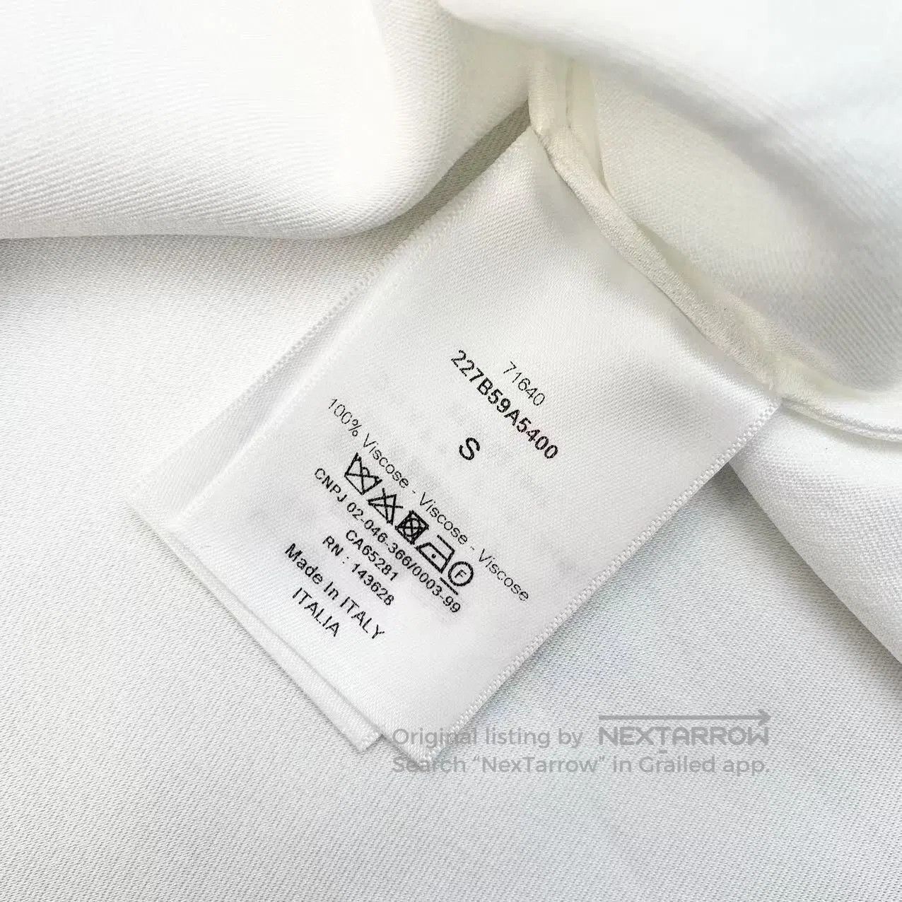 Dior Dior Logo color-blocked short-sleeved shirt on the back| Size S / US 4 / IT 40 - 4 Thumbnail
