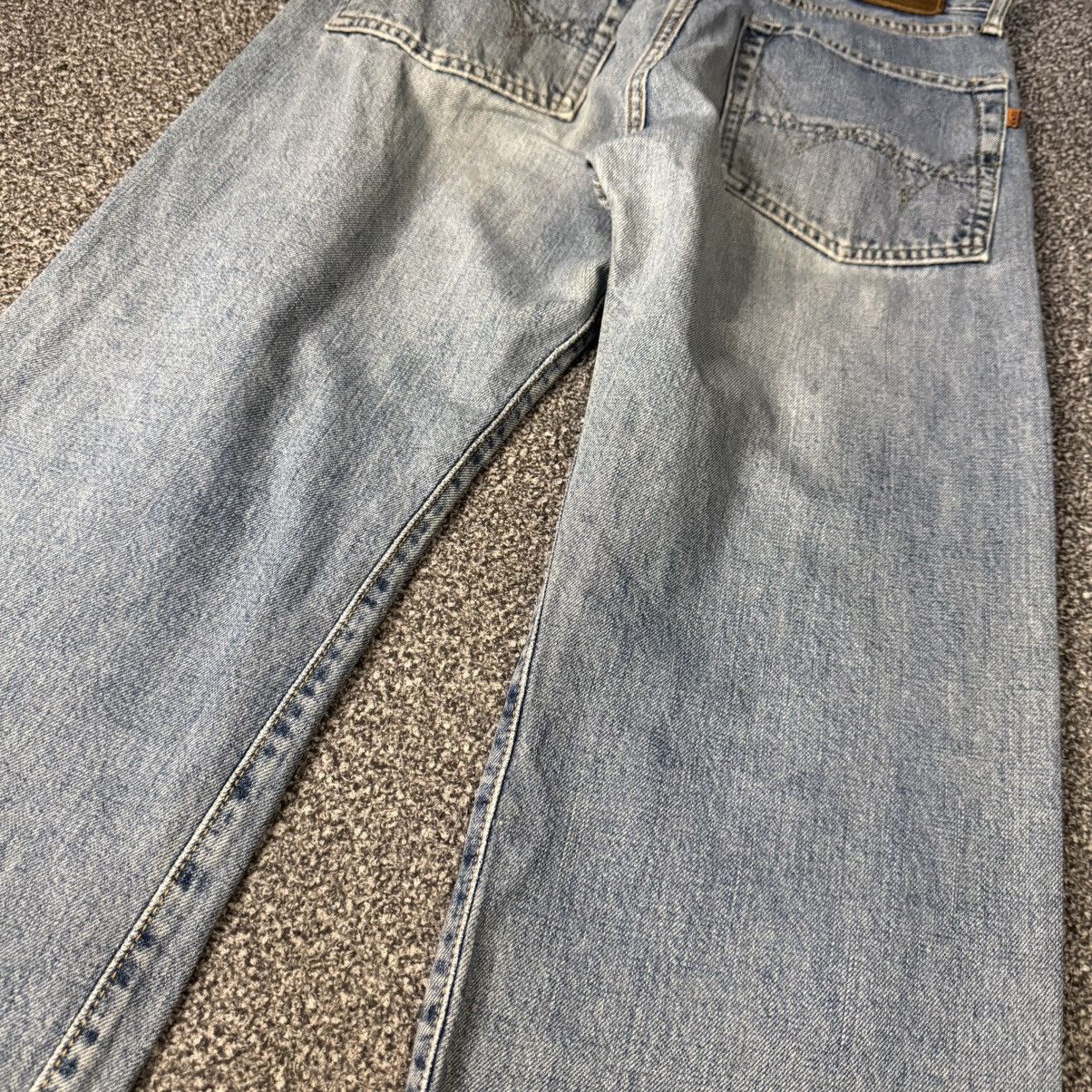 Edwin Vintage 90s Selvedge Edwin 505xx Distressed Light Wash Denim Size US 32 / EU 48 - 9 Thumbnail