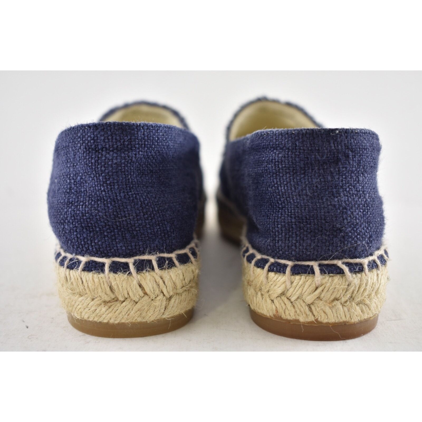 Chanel Chanel REV Blue Black Linen Canvas CC Logo Double Sole Size US 7 / IT 37 - 13 Thumbnail