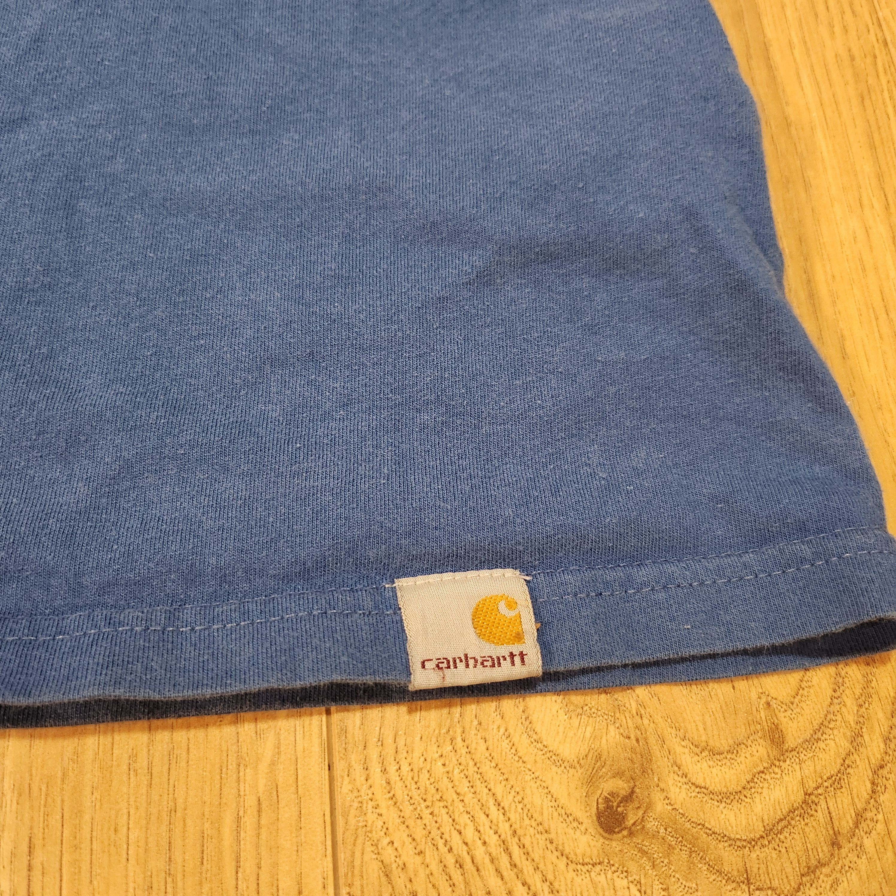 Carhartt × Vintage Rugby Helmet T-shirt Blue Size US L / EU 52-54 / 3 - 3 Thumbnail