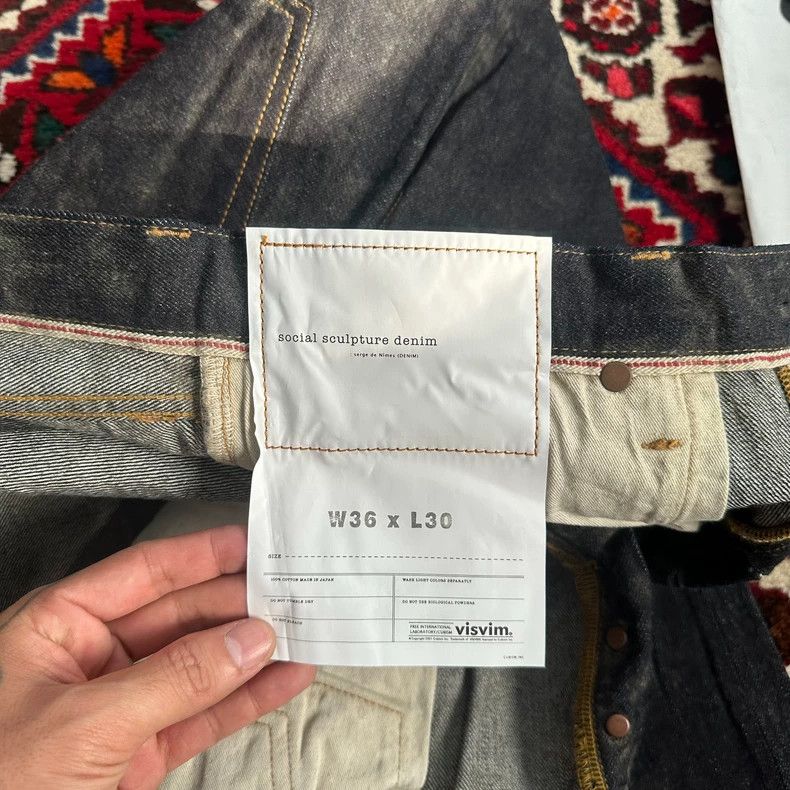 Visvim Visvim size W36L30 23aw 01.2M UD Mud Jeans 2504-Nextarrow Size US 36 / EU 52 - 4 Thumbnail