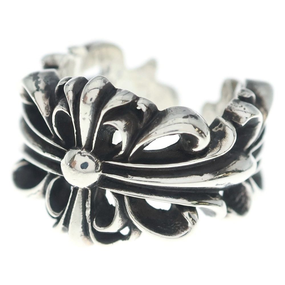 Chrome Hearts Chrome Hearts Double Floral Cross Ring Silver Size ONE SIZE - 1 Thumbnail