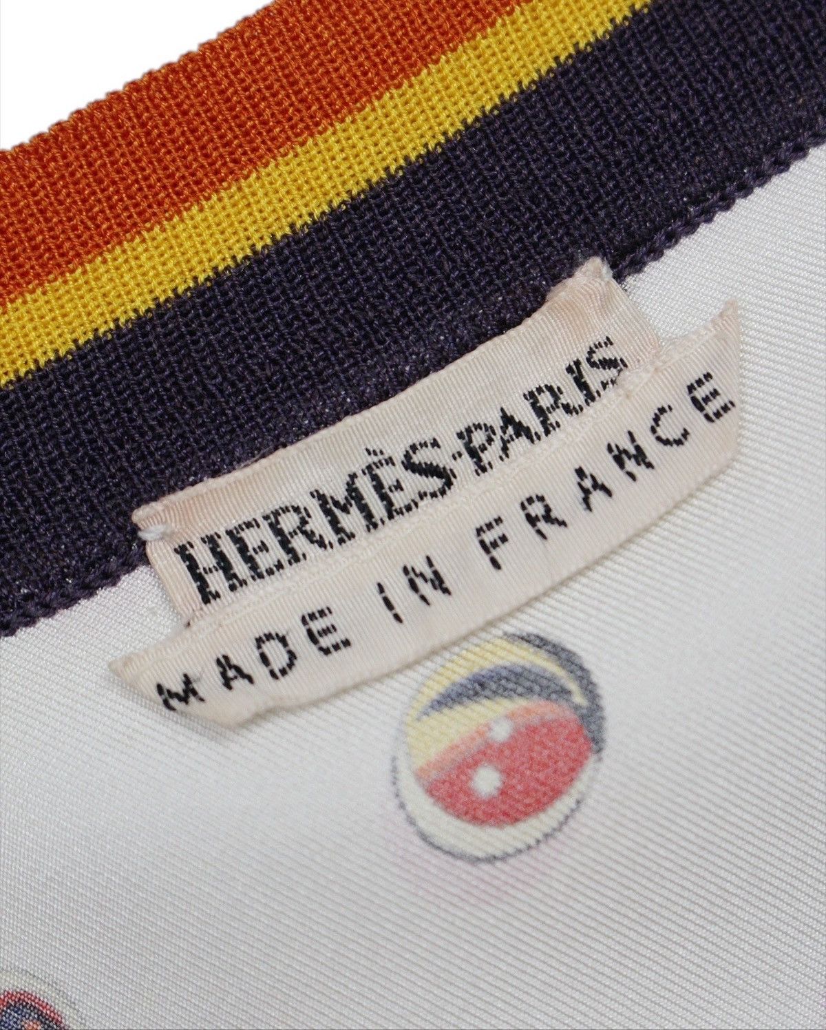 Hermes 1990S HERMÈS PARIS PRINTED SILK BOMBER JACKET Size XS / US 0-2 / IT 36-38 - 8 Thumbnail