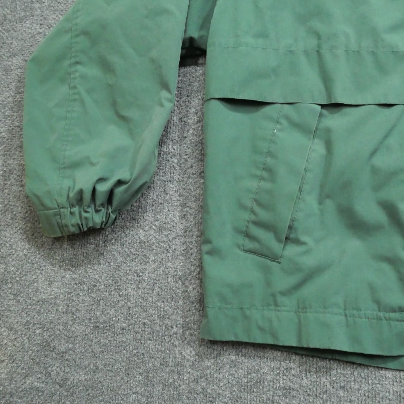 Vintage VINTAGE American Living Legend Jacket Mens M Green 90s Sailing Hooded Mid-Length Zip Snap Casual Basic Lined Size US M / EU 48-50 / 2 - 5 Thumbnail