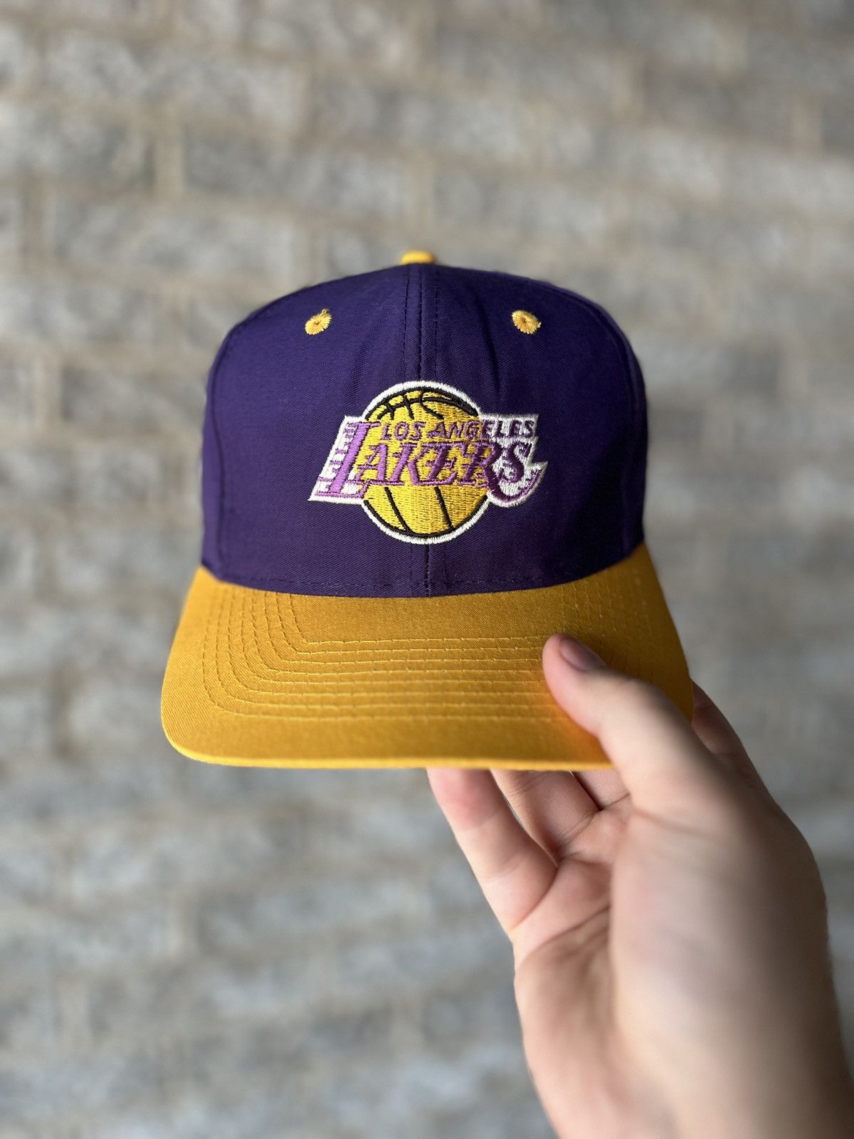 sports specialties lakers キャップ　レイカーズ　NBA レイカーズ キャップ ブラック イエロー NBA LAKERS
