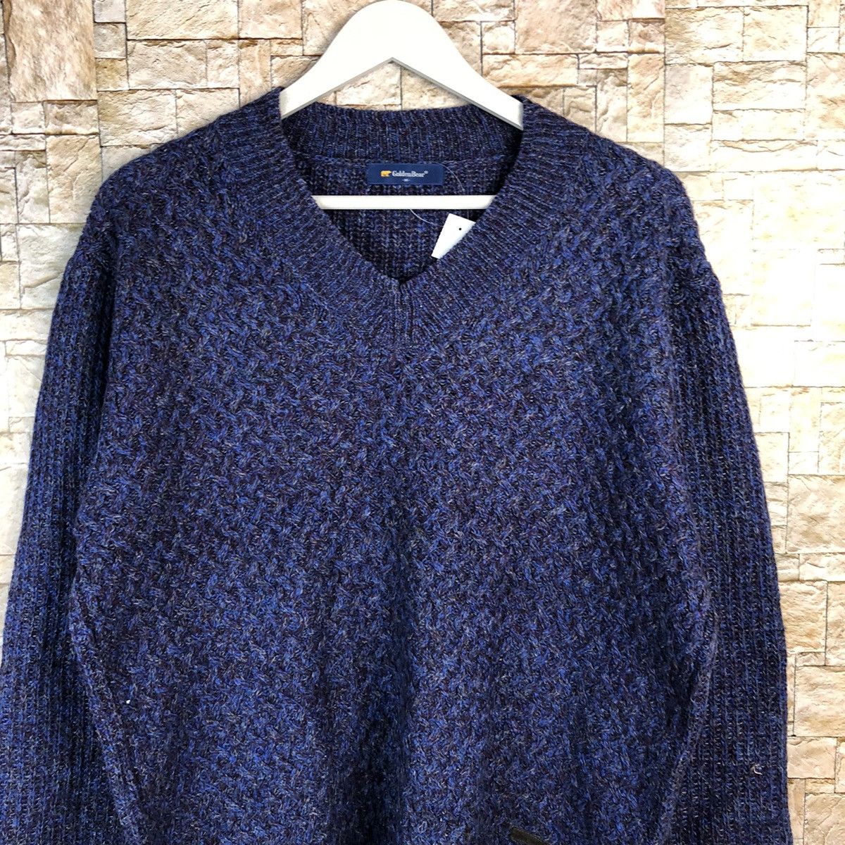 Golden Bear Golden Bear vintage Blue Knitwear sweatshirt #A1216 Size US M / EU 48-50 / 2 - 5 Thumbnail