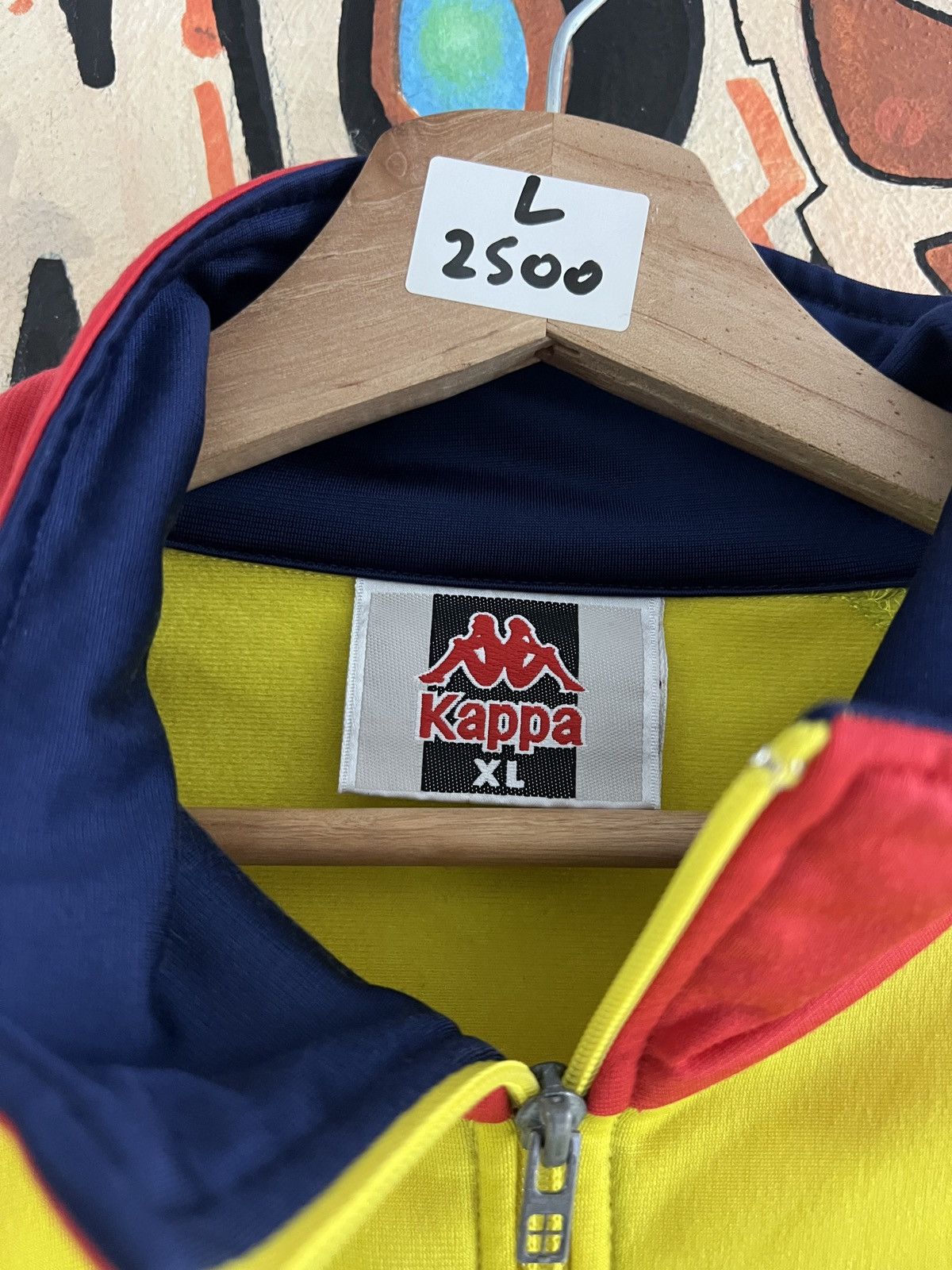 Kappa Vintage Kappa Zip Up Size US L / EU 52-54 / 3 - 3 Thumbnail