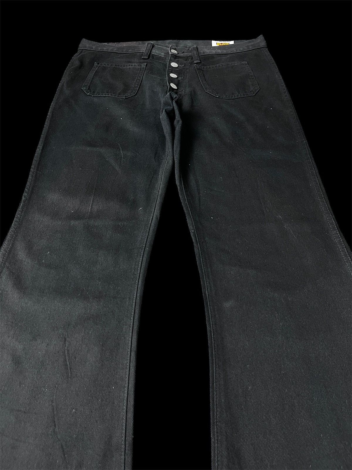 If Six Was Nine Super Flare Big John Distressed Jeans Size US 30 / EU 46 - 5 Thumbnail