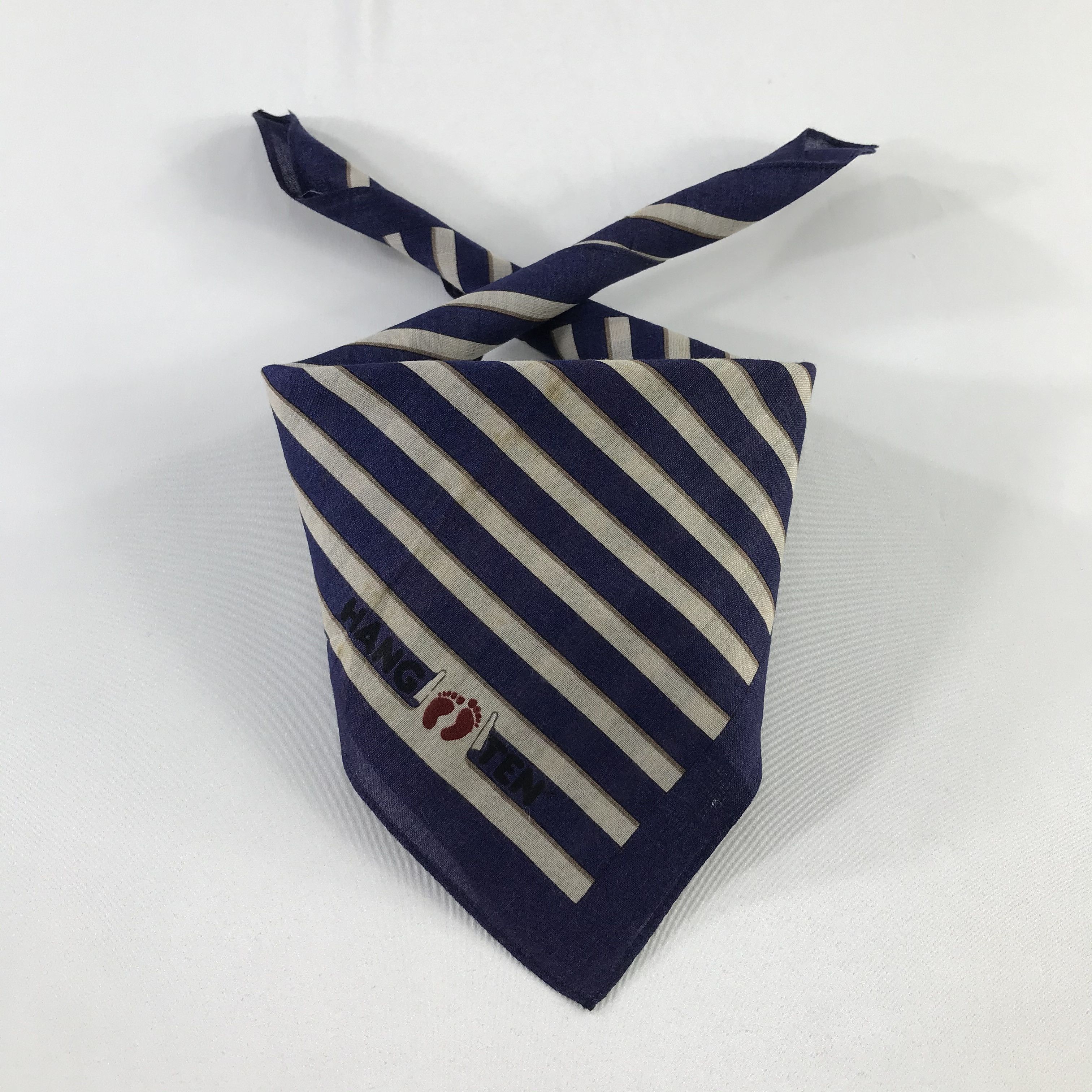 Hang Ten × Vintage Hang Ten Bandana / Handkerchief / Neckerchief - S989 Size ONE SIZE - 3 Thumbnail