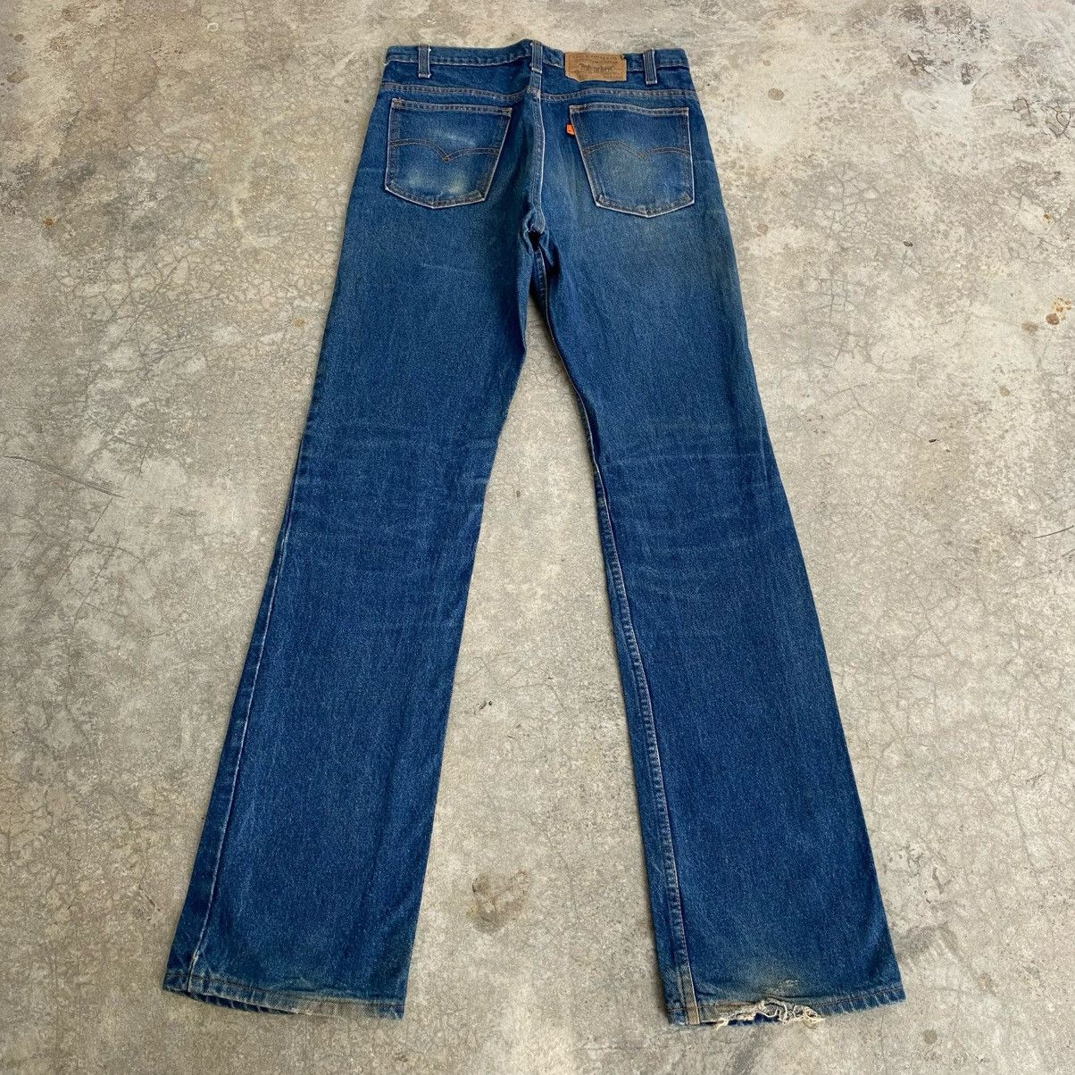 Levi's Vintage 90’s Levis 517 Orange Tab Faded Blue Flared Jeans Size US 32 / EU 48 - 7 Thumbnail