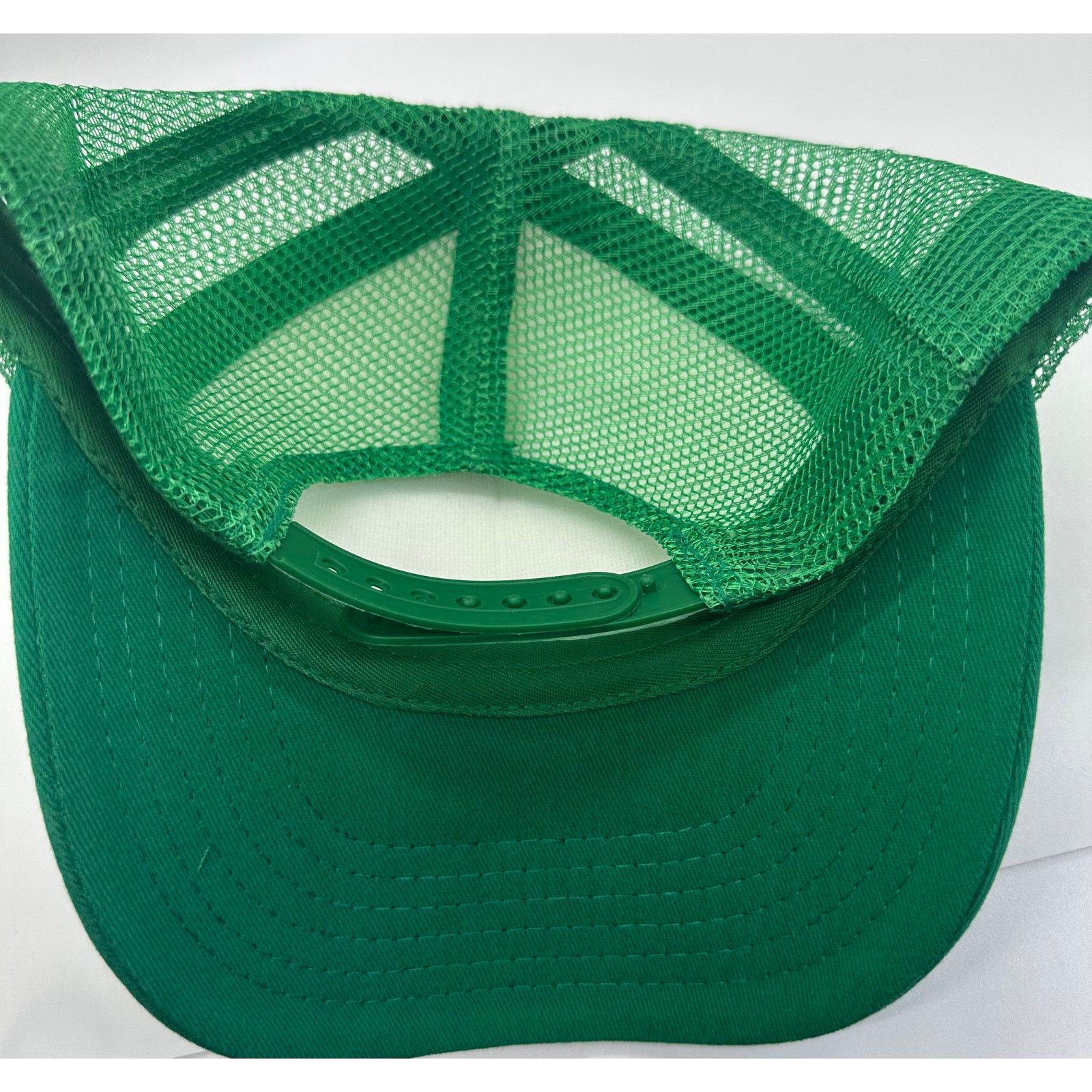 The Unbranded Brand Disc Golf Leather Patch Hat Trucker Hat Engraved Basket Size ONE SIZE - 8 Thumbnail