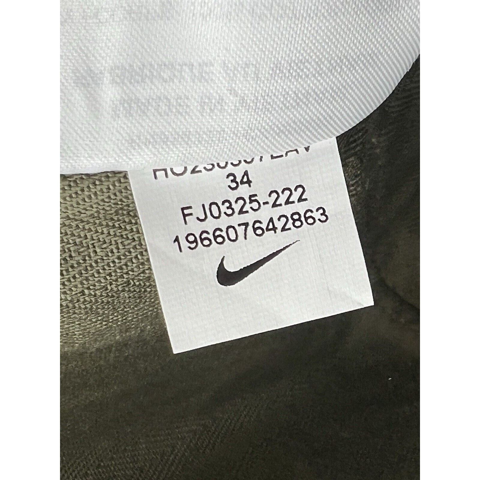Nike Nike Life All-Over Print Cargo Trousers Green FJ0325-222 Size US 34 / EU 50 - 4 Thumbnail