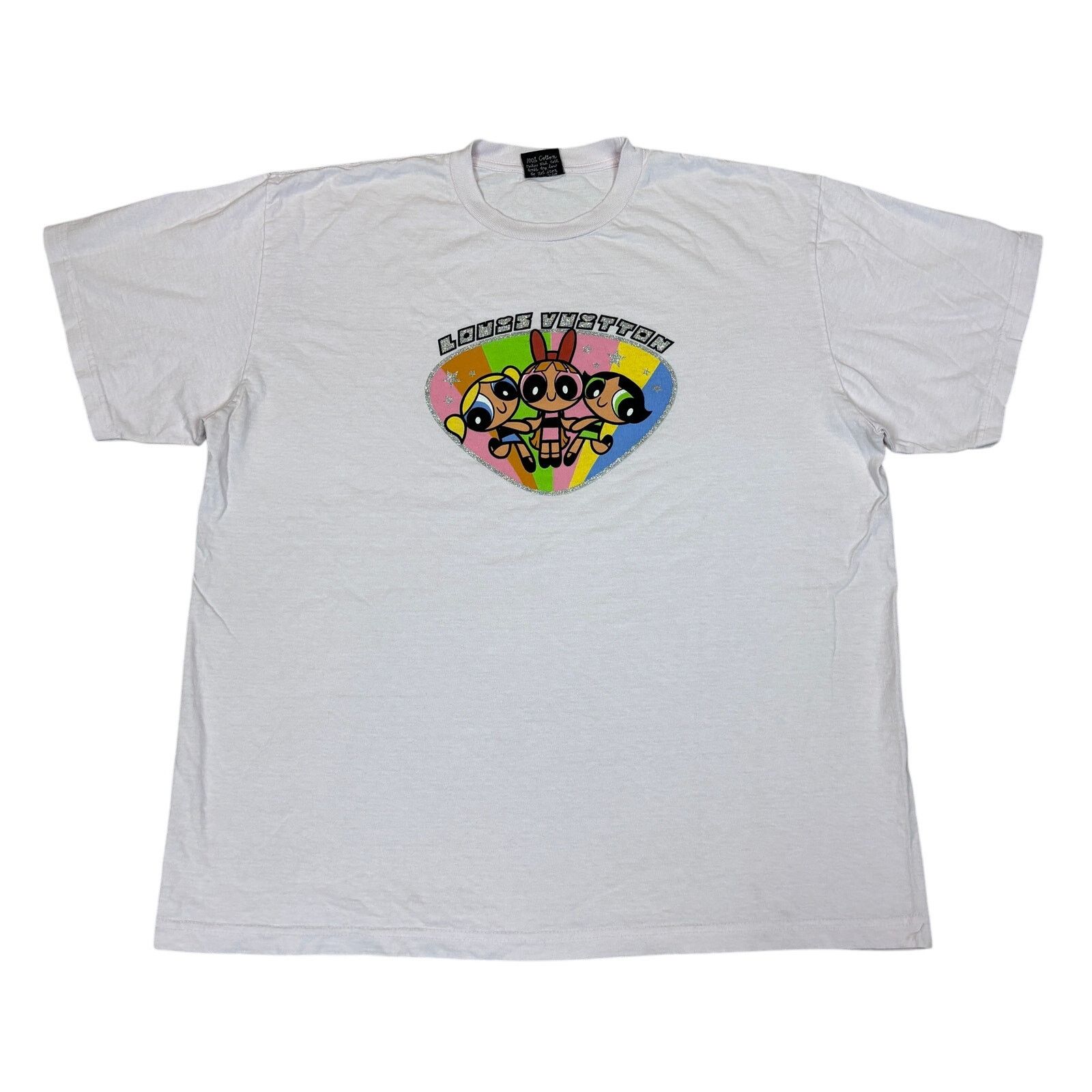 Mega Yacht Mega Yacht Power Puff Girls Shine Bright LV Logo Shirt XL Size US XL / EU 56 / 4 - 1 Thumbnail