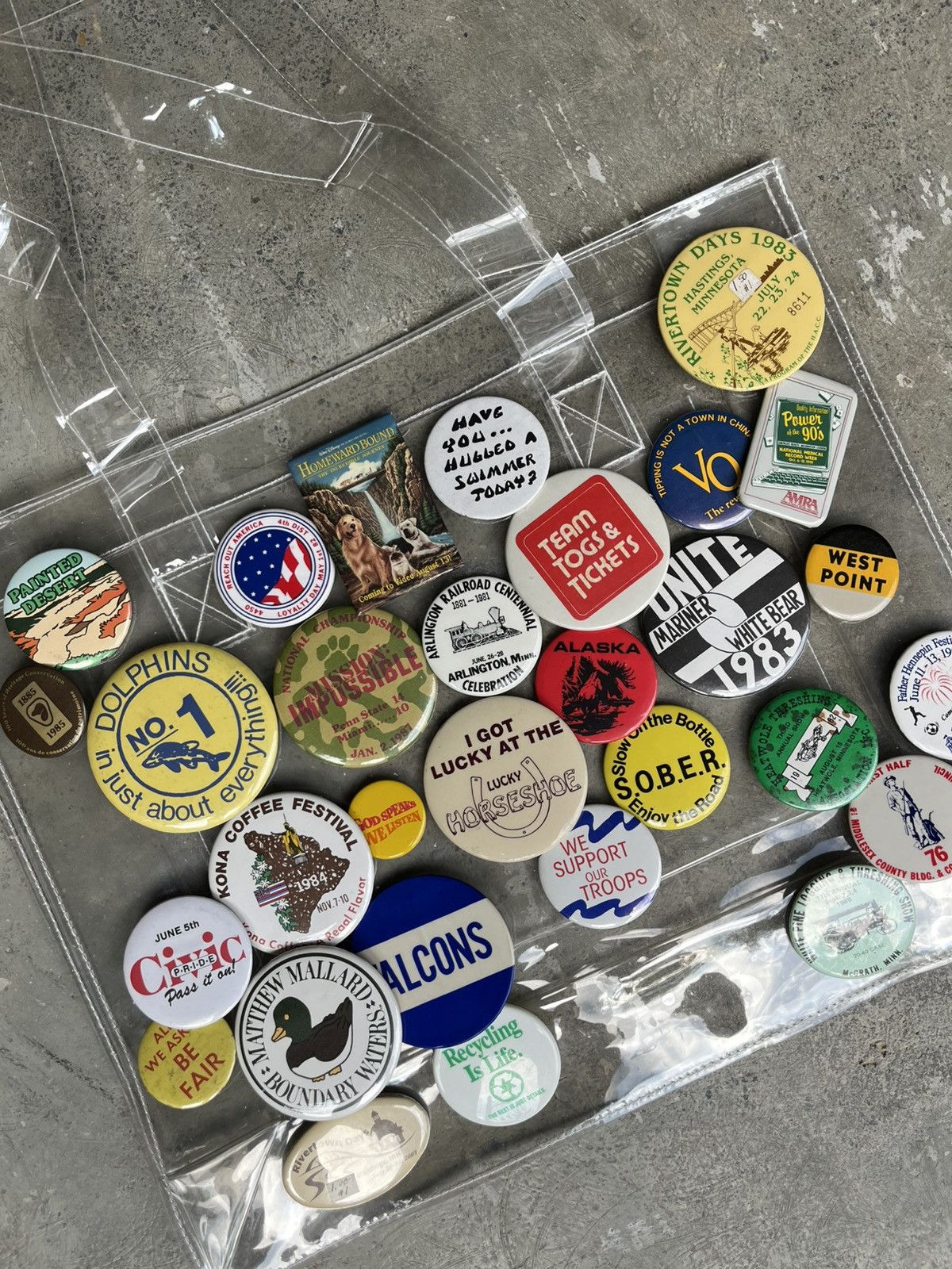 Other 1 of 1 unknown archive x permission only pin tote bag Size ONE SIZE - 2 Thumbnail