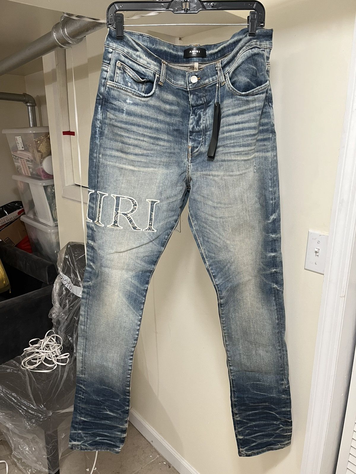 Amiri Amiri Core Logo Jean Sz 36 Size US 36 / EU 52 - 2 Thumbnail