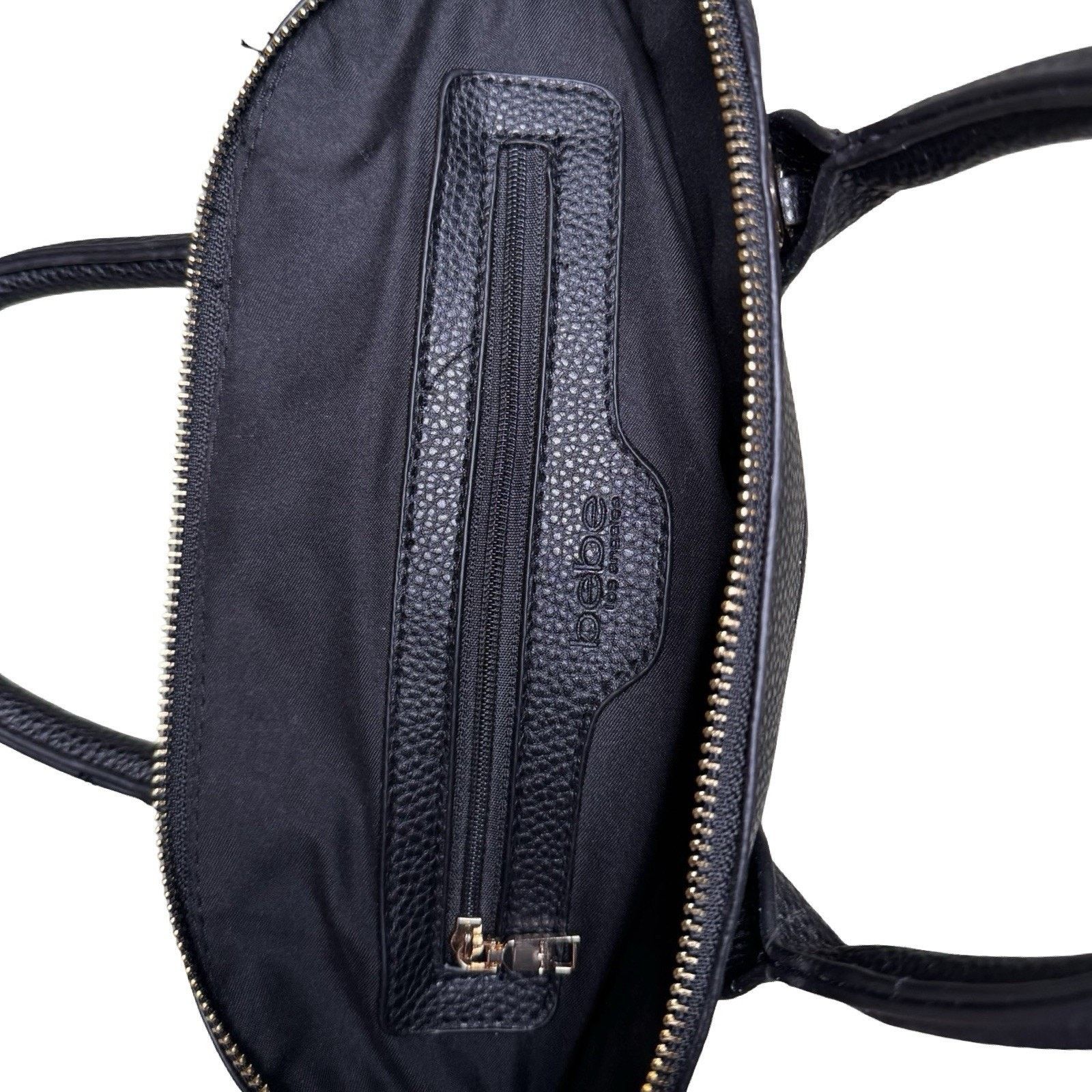 Bebe BEBE Logo Crossbody Handbag Purse Black Pebbled Leather Size ONE SIZE - 5 Thumbnail