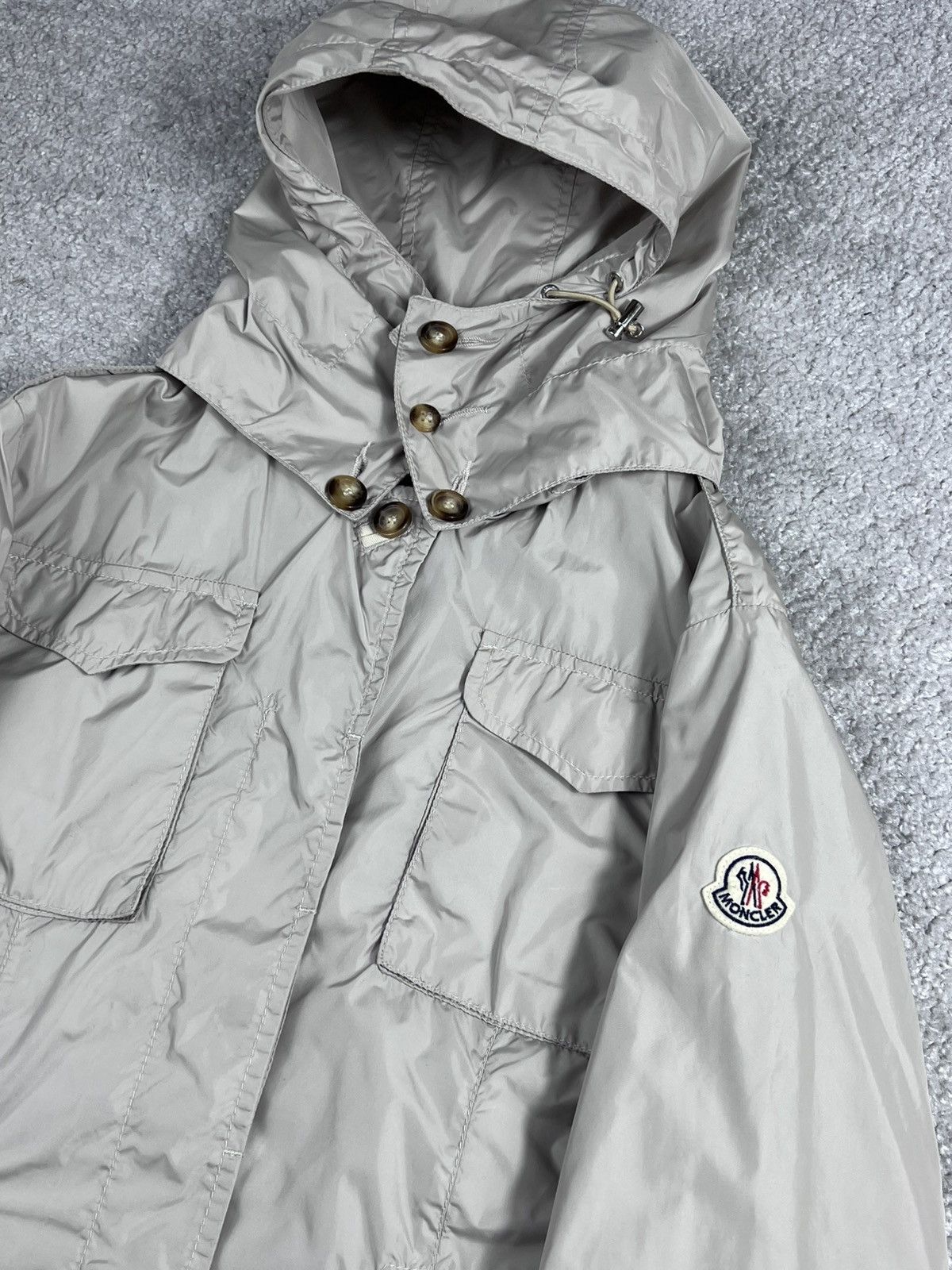 Moncler Moncler Multipocket Grey Lightweight Jacket Size 1 Size S / US 4 / IT 40 - 4 Thumbnail