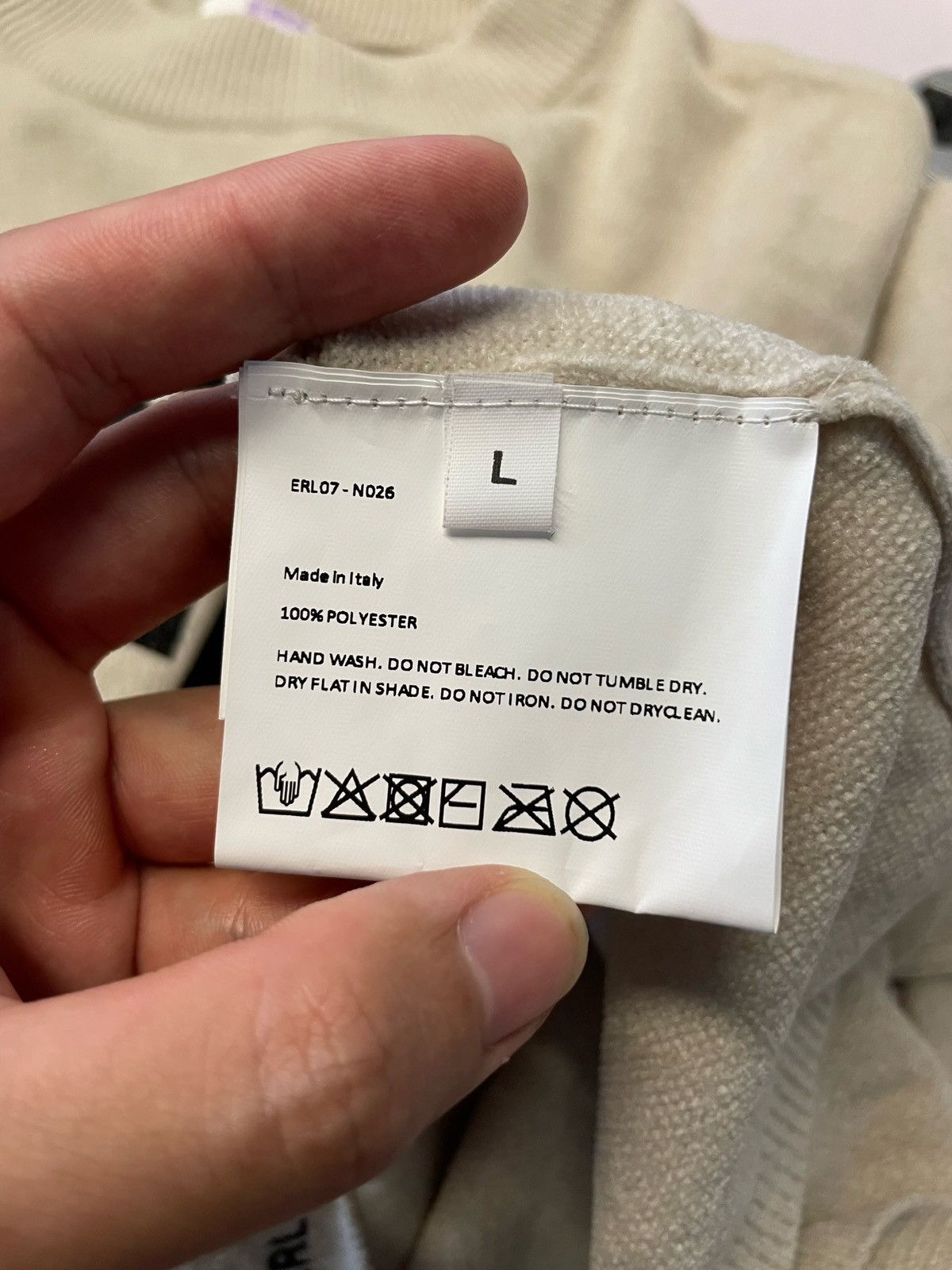 ERL ERL “For Rent” Letter Knitwear Size US L / EU 52-54 / 3 - 10 Thumbnail