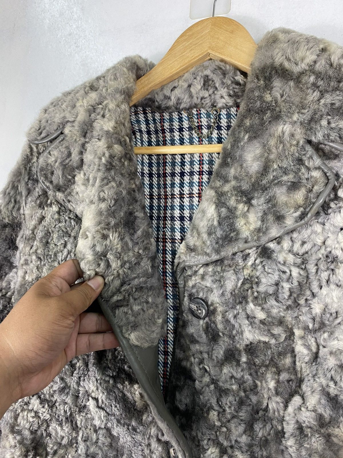 Other Morlands CURLAM Real Lambskin Made In England Fur Jacket Size US S / EU 44-46 / 1 - 10 Thumbnail