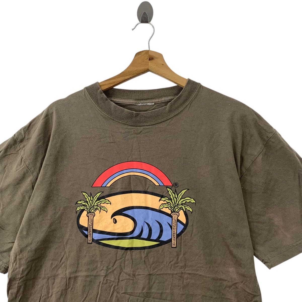 Vintage Vintage HORIZONS WEST BEACH Surf Tee Shirt Top Size US M / EU 48-50 / 2 - 2 Thumbnail