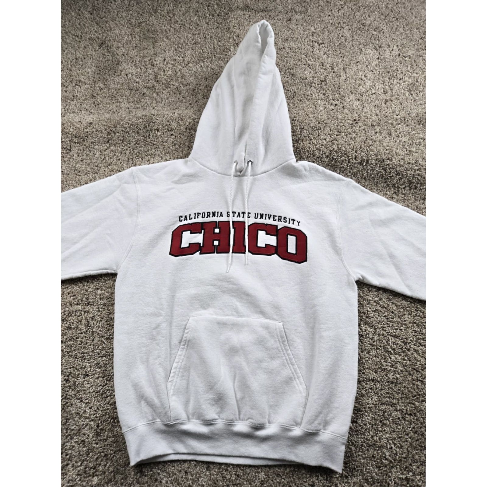 Champion Champion University Hoodie Chico State Mens White Medium Pullover Stitched Size US M / EU 48-50 / 2 - 3 Thumbnail