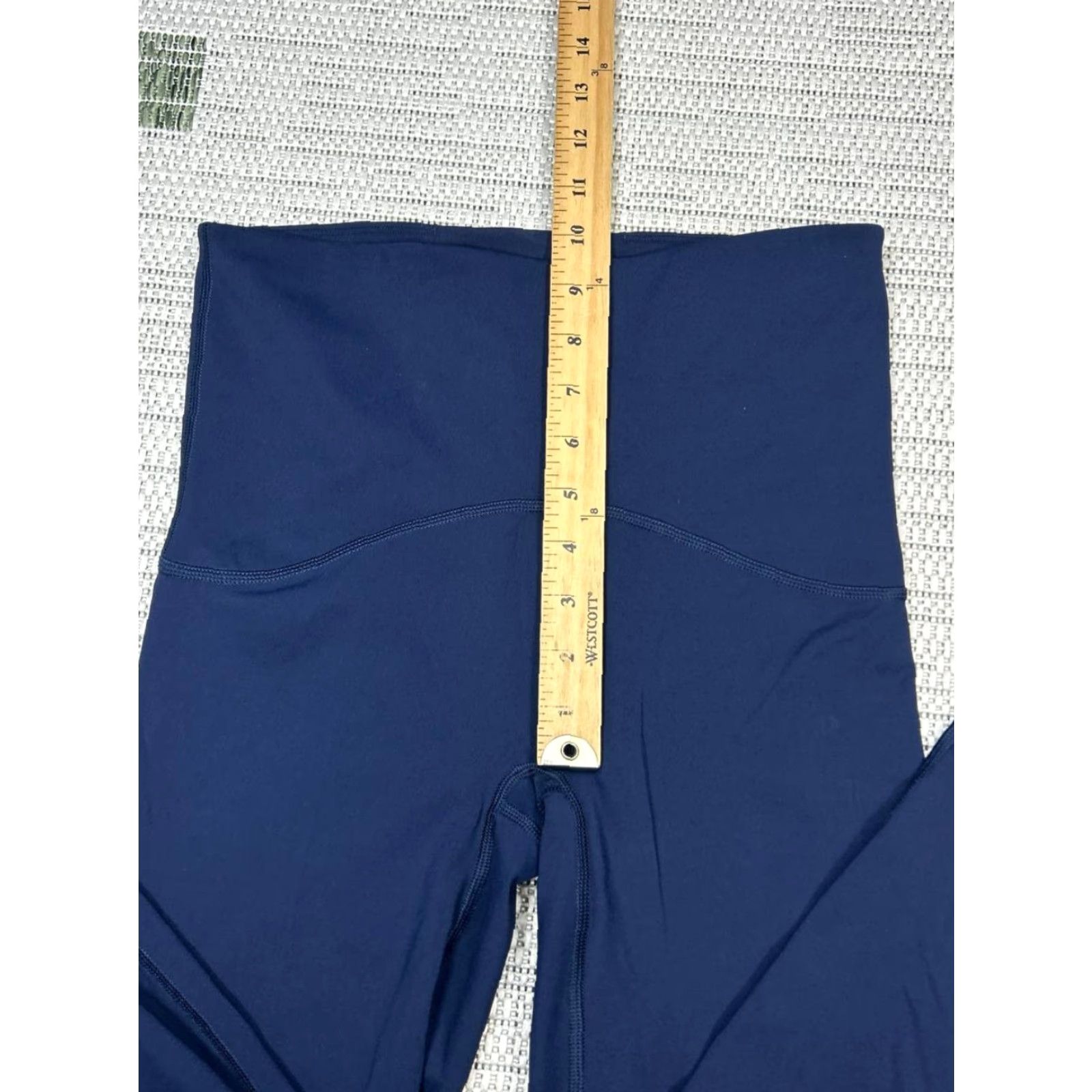 Spanx Spanx Legging Womens M Blue Nylon Stretch Mid Rise Yoga Casual Athleisure Size 32" / US 10 / IT 46 - 4 Thumbnail