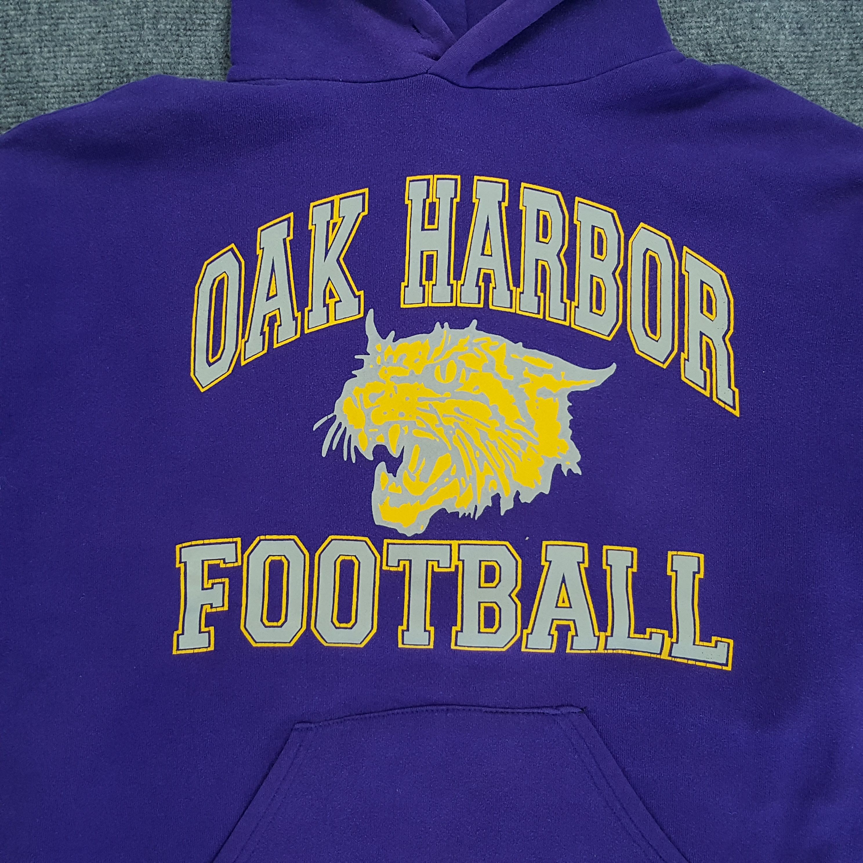 NFL × Vintage Vintage 90's Oak Harbok Football Football Team NFL Hoodies Size US M / EU 48-50 / 2 - 2 Thumbnail