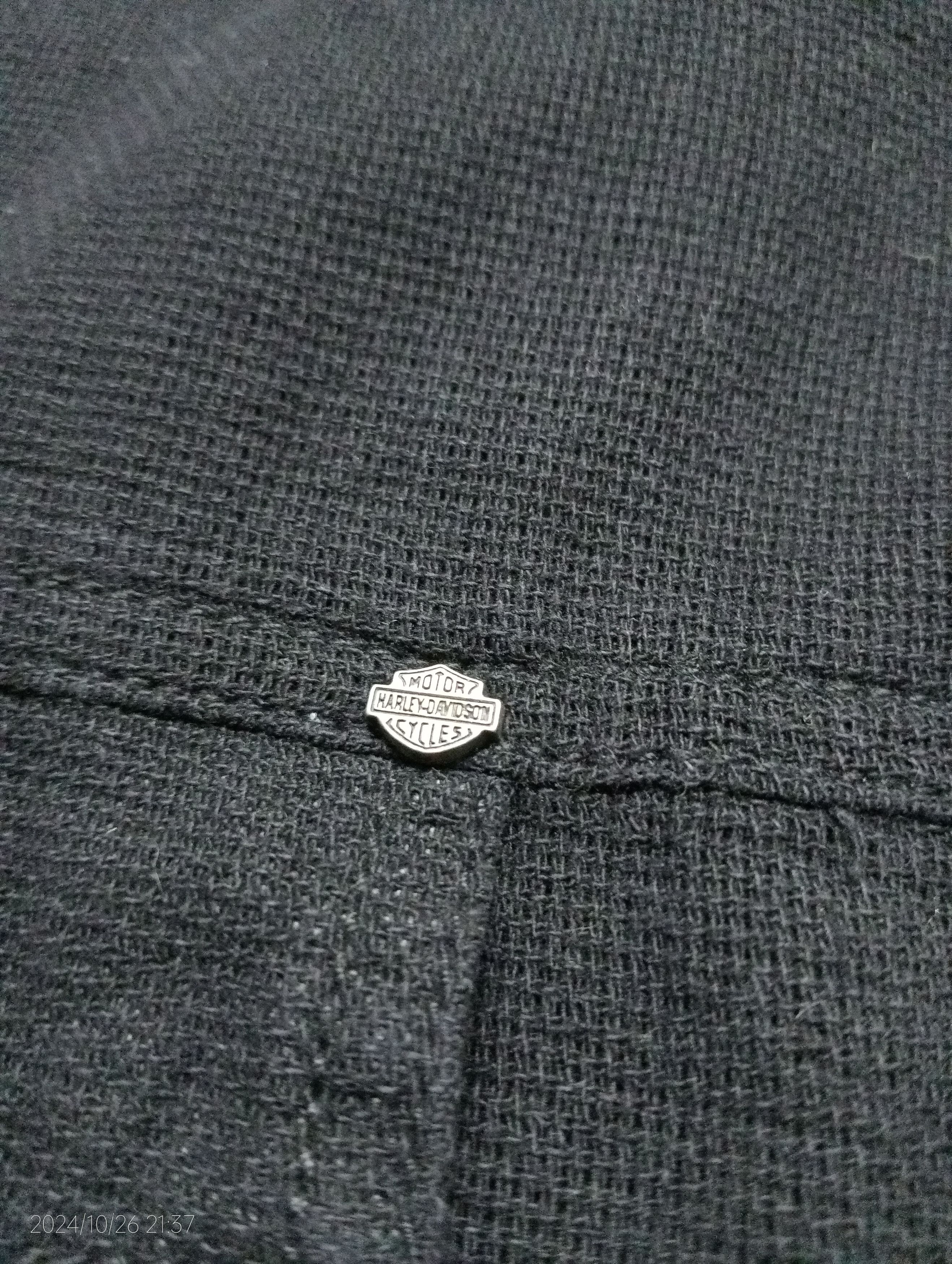 Harley Davidson VTG Harley-Davidson Embroidery Button Up Long Sleeve Shirt Size US XL / EU 56 / 4 - 12 Thumbnail