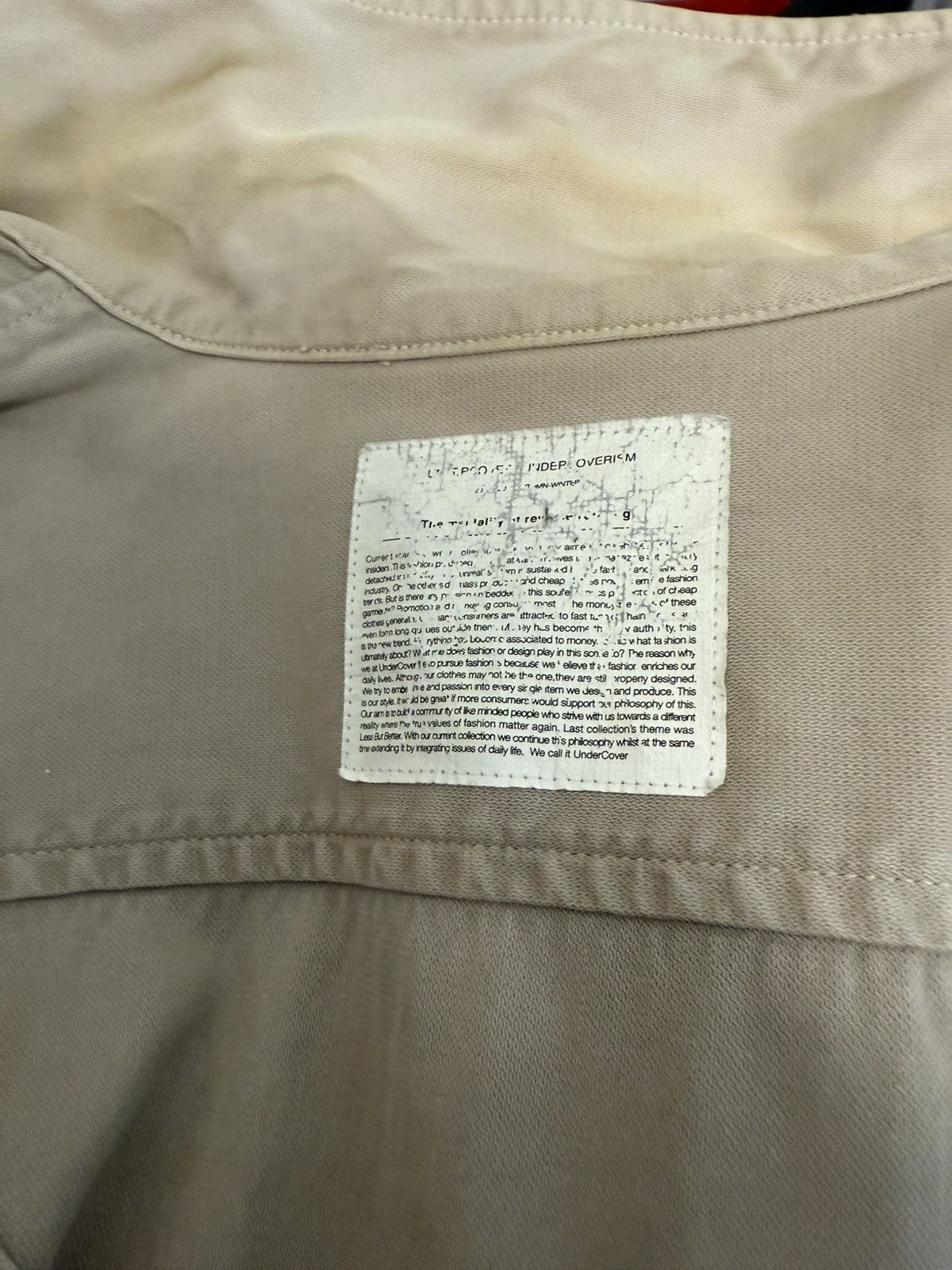 Jun Takahashi Undercover "Avakareta Life" Winter 2010/2011 over-shirt Size US L / EU 52-54 / 3 - 11 Thumbnail