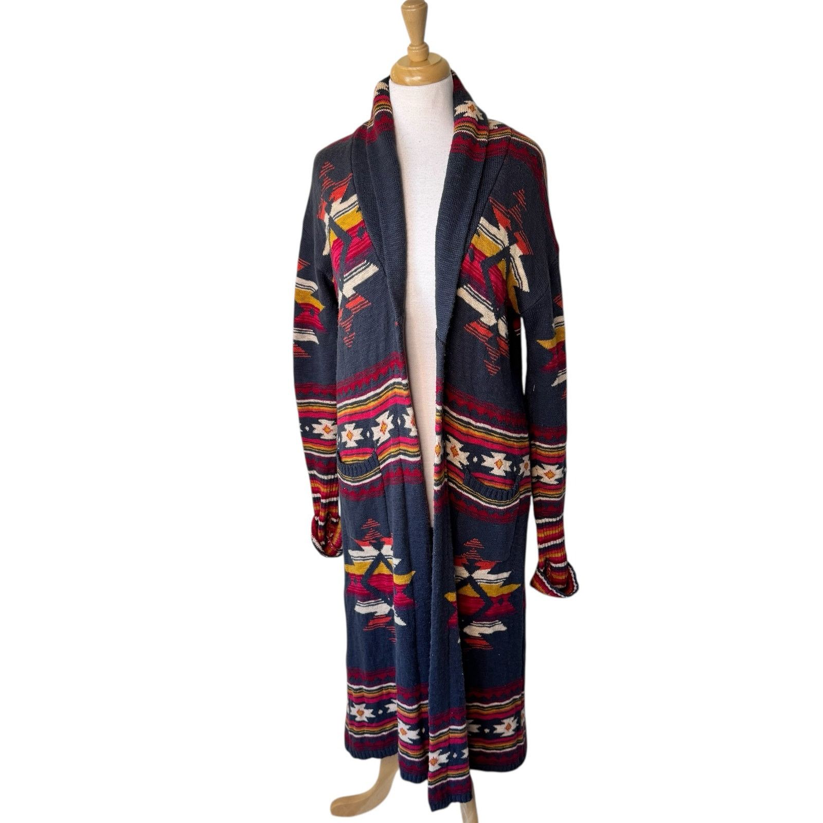 Faherty FAHERTY SPJ Thunderbird Paloma Duster Cardigan Thunderbird Size XS / US 0-2 / IT 36-38 - 1 Thumbnail