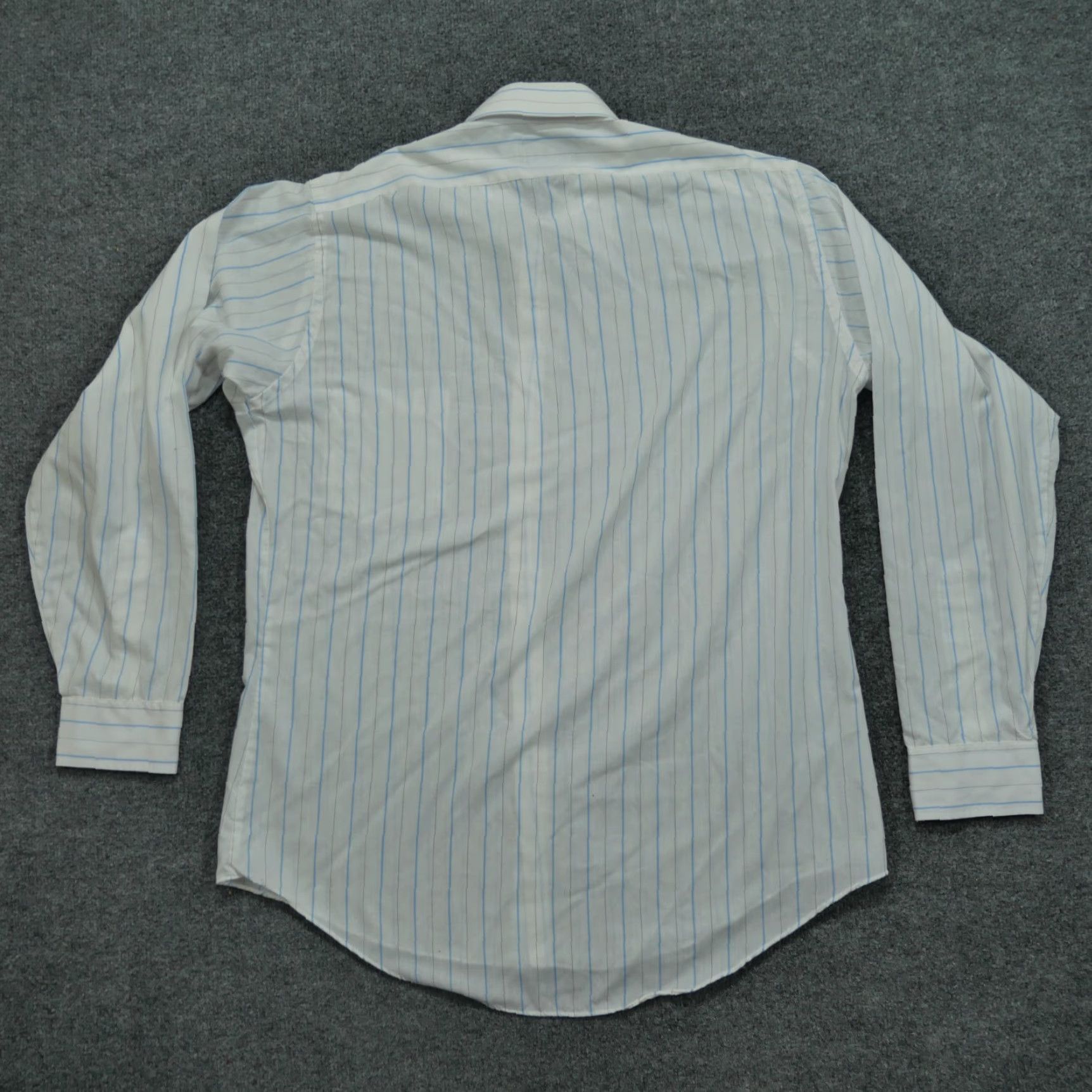 Vintage VINTAGE Gentry Shirt Mens XL White Striped Button-Up Fitted Shirt 80s Size US XL / EU 56 / 4 - 7 Thumbnail