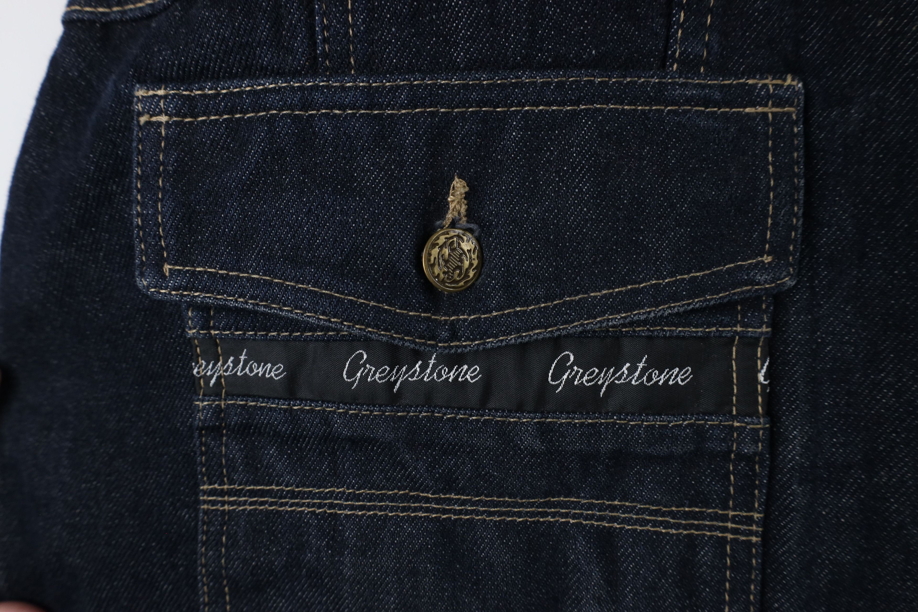 Vintage Vintage 90s Streetwear Hip Hop Denim Jean Trucker Jacket Size US XXL / EU 58 / 5 - 6 Thumbnail