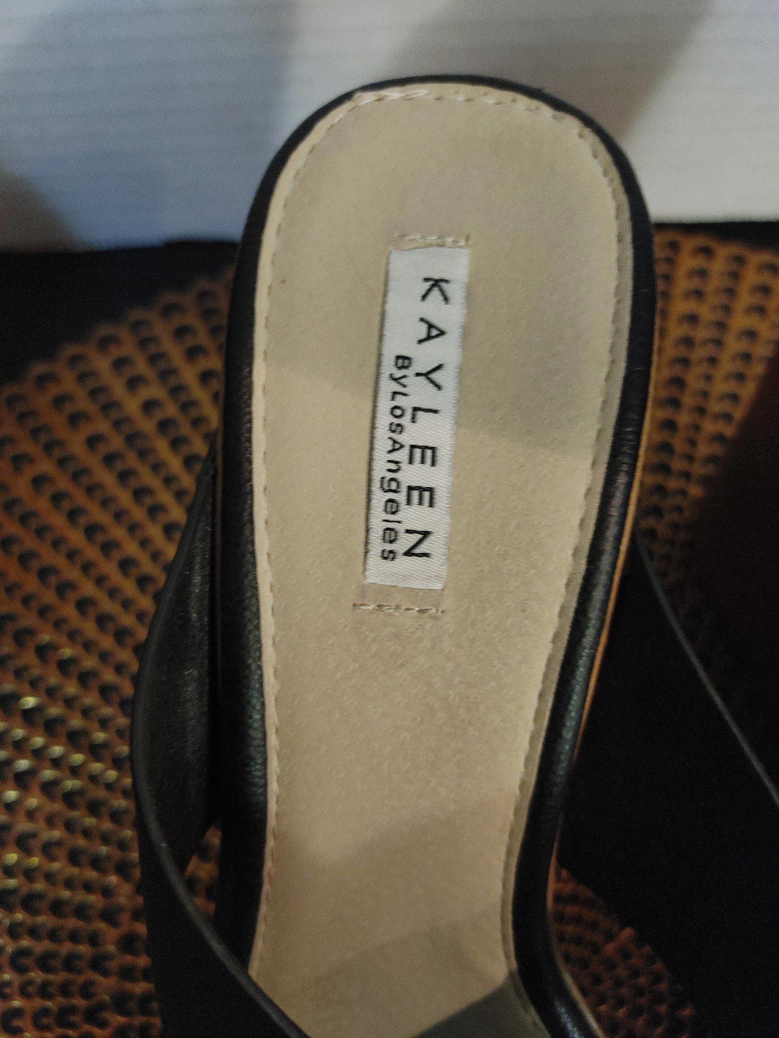 Designer Kayleen by Los Angeles Criss Cross Wedge Size 8.5 Size US 8.5 / IT 38.5 - 4 Thumbnail