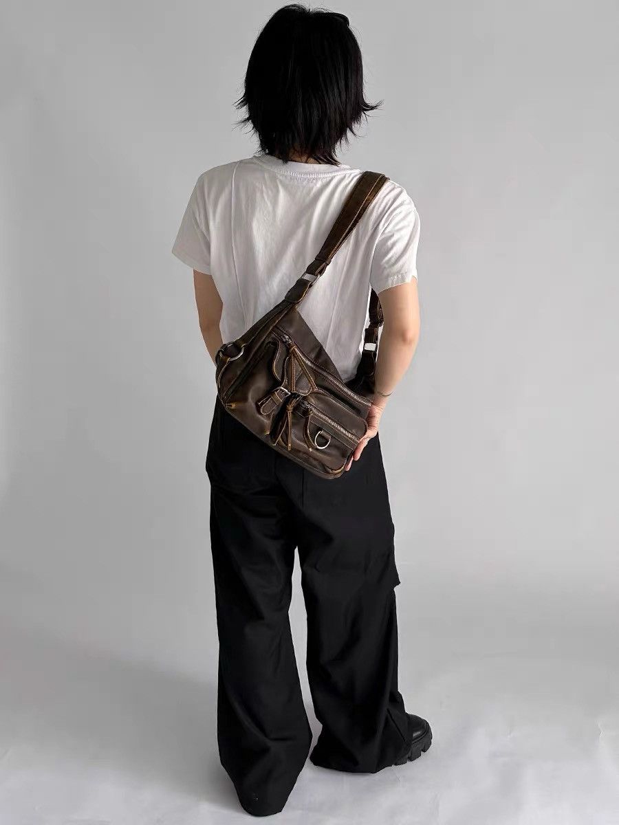 Japanese Brand Motorcycle Rock Punk Shoulder Bag Y2K Women Size ONE SIZE - 4 Thumbnail