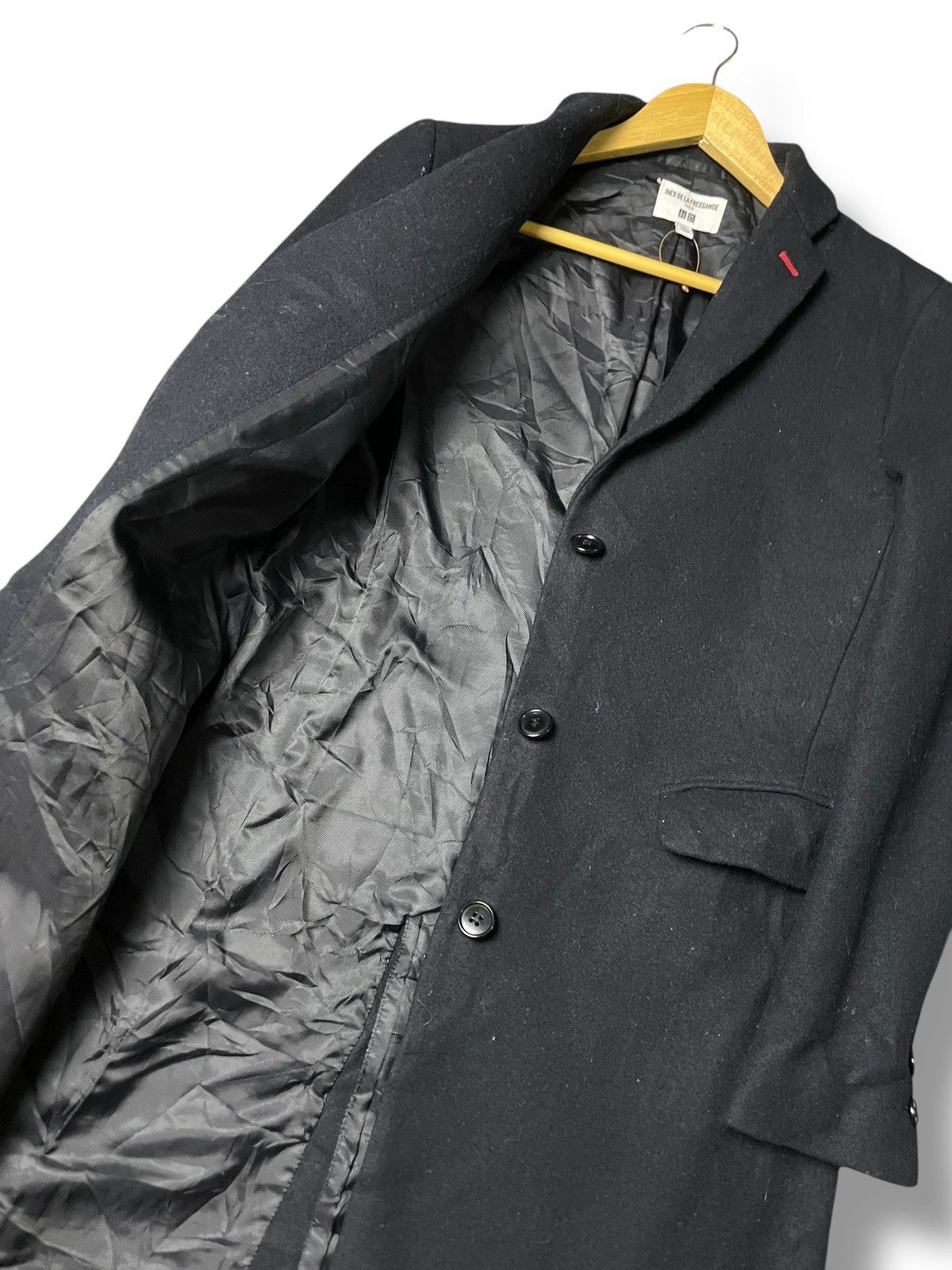 Japanese Brand × Uniqlo × Vintage Ines De La Fressange x Uniqlo Woolblend Chester Coat (89) Size US M / EU 48-50 / 2 - 4 Thumbnail