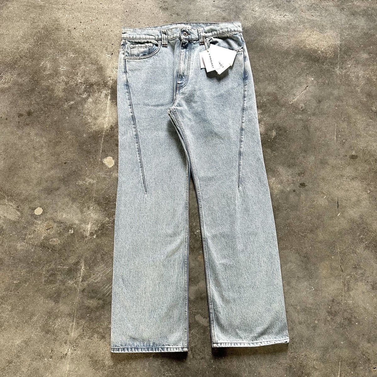 Y/Project Evergreen Straight Leg Denim Size US 34 / EU 50 - 1 Thumbnail