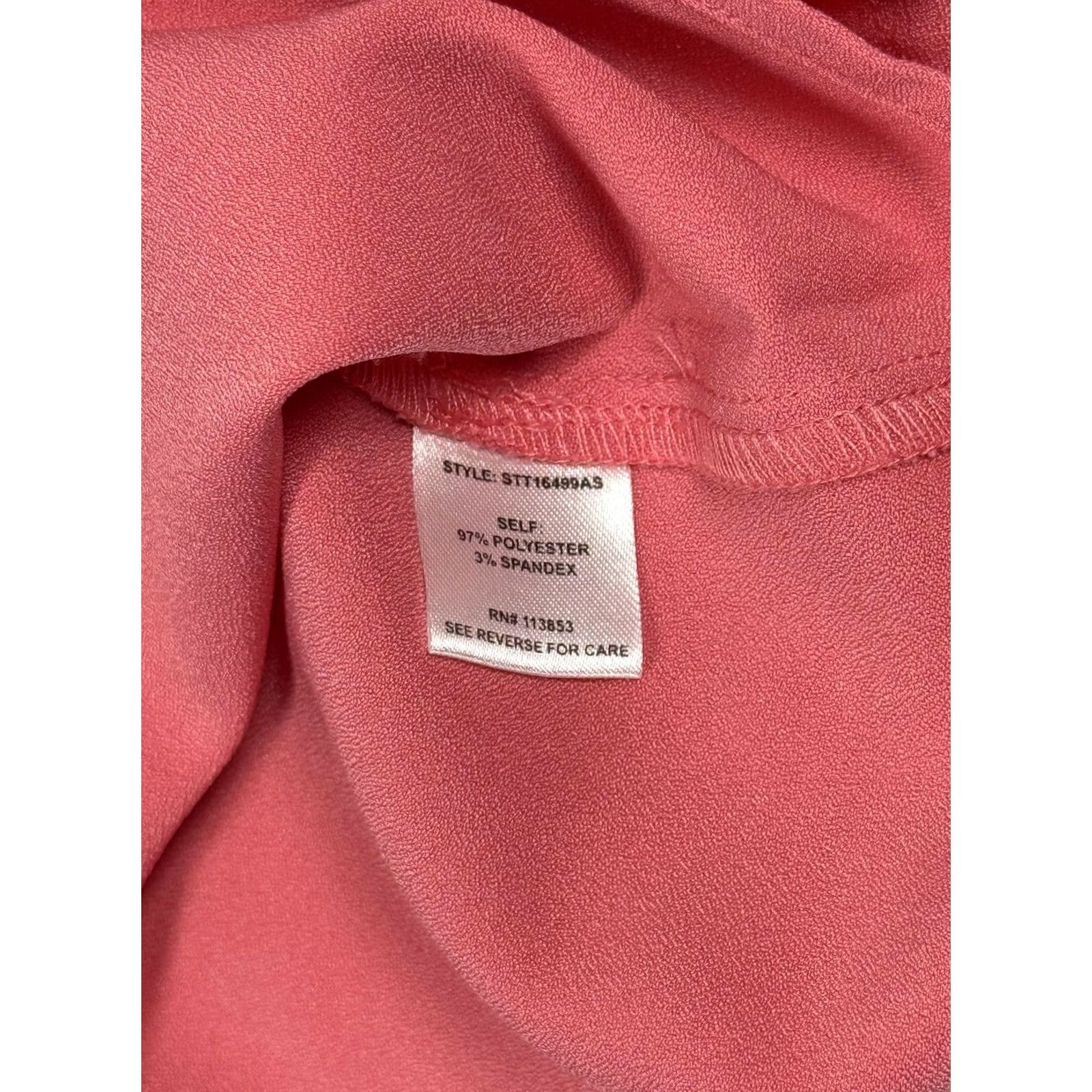 Vintage Sugarlips Pink Flutter Sleeve Top - Minimalist Boho Retro Womens Blouse M Size M / US 6-8 / IT 42-44 - 4 Thumbnail