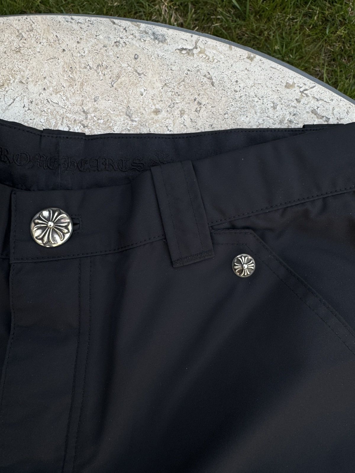 Chrome Hearts Chrome Hearts Nylon Leather Double Knee Shorts Size US 30 / EU 46 - 6 Thumbnail