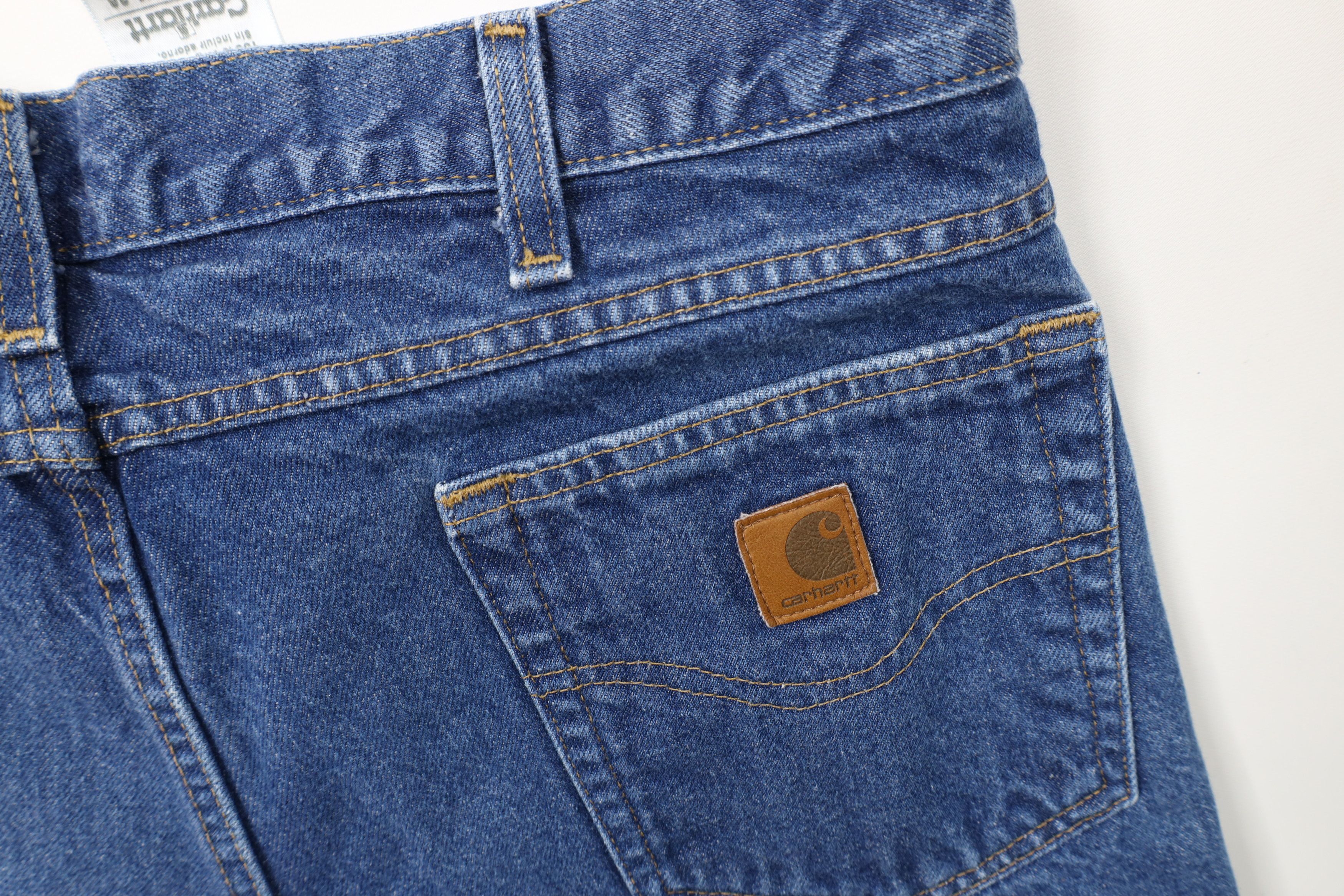 Carhartt Vintage Y2K Carhartt Traditional Wide Leg Denim Jeans Blue Size US 38 / EU 54 - 14 Thumbnail