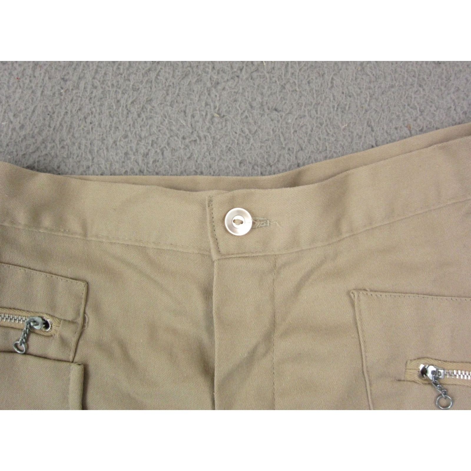 Sears VINTAGE Sears Juniors Shorts Chino Size 11 26 Beige Khaki Casual 80s 90s Preppy Womens Men? Size 26" / US 2 / IT 38 - 2 Thumbnail